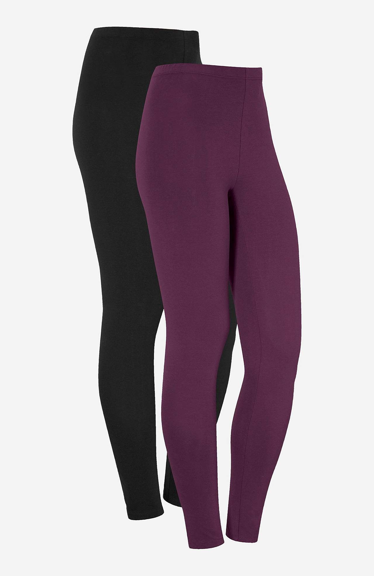 Legginsy z bawełny 2 sztuki