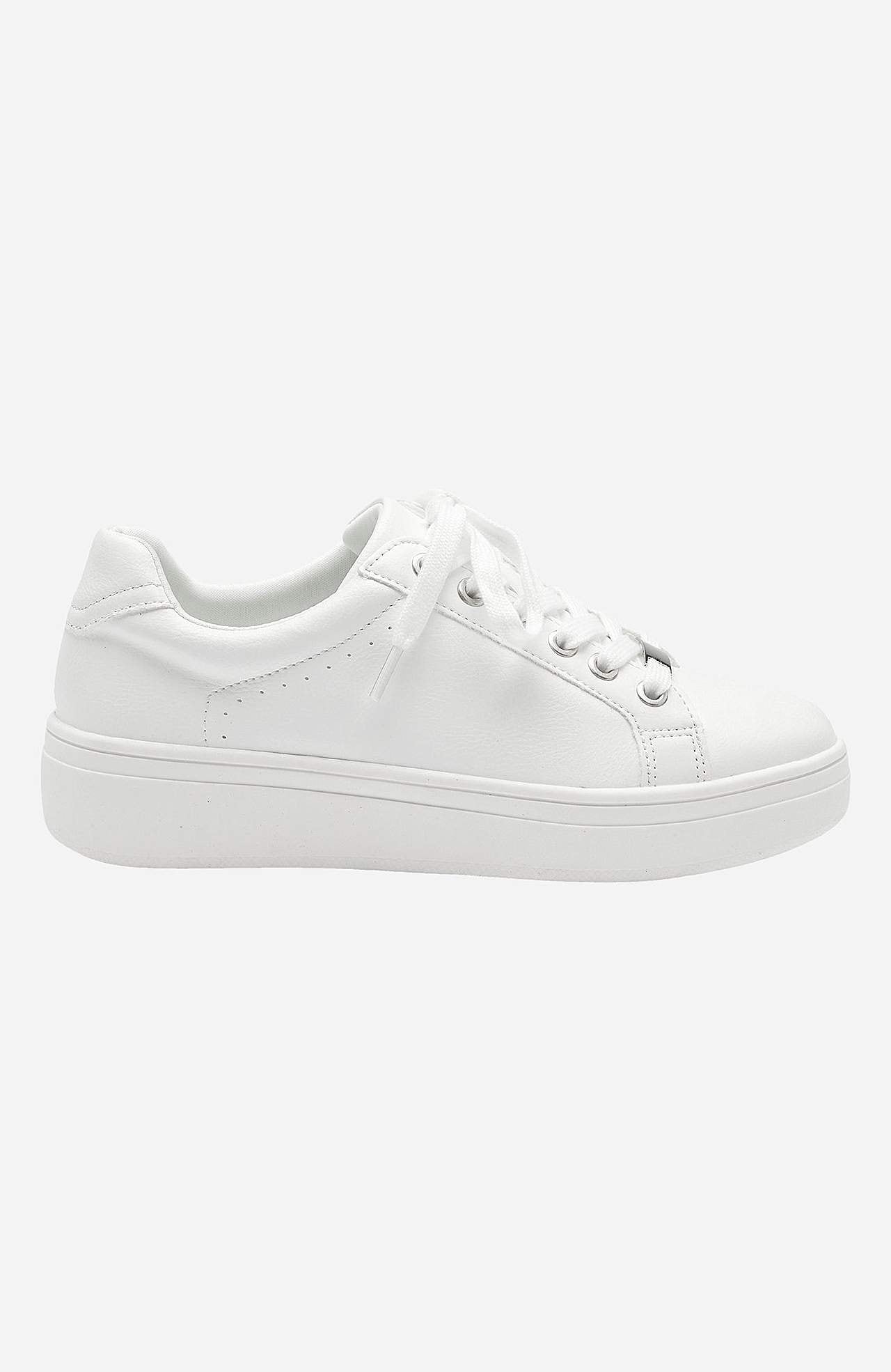 Klasyczne buty sportowe z dyskretnymi ściegami ozdobnymi