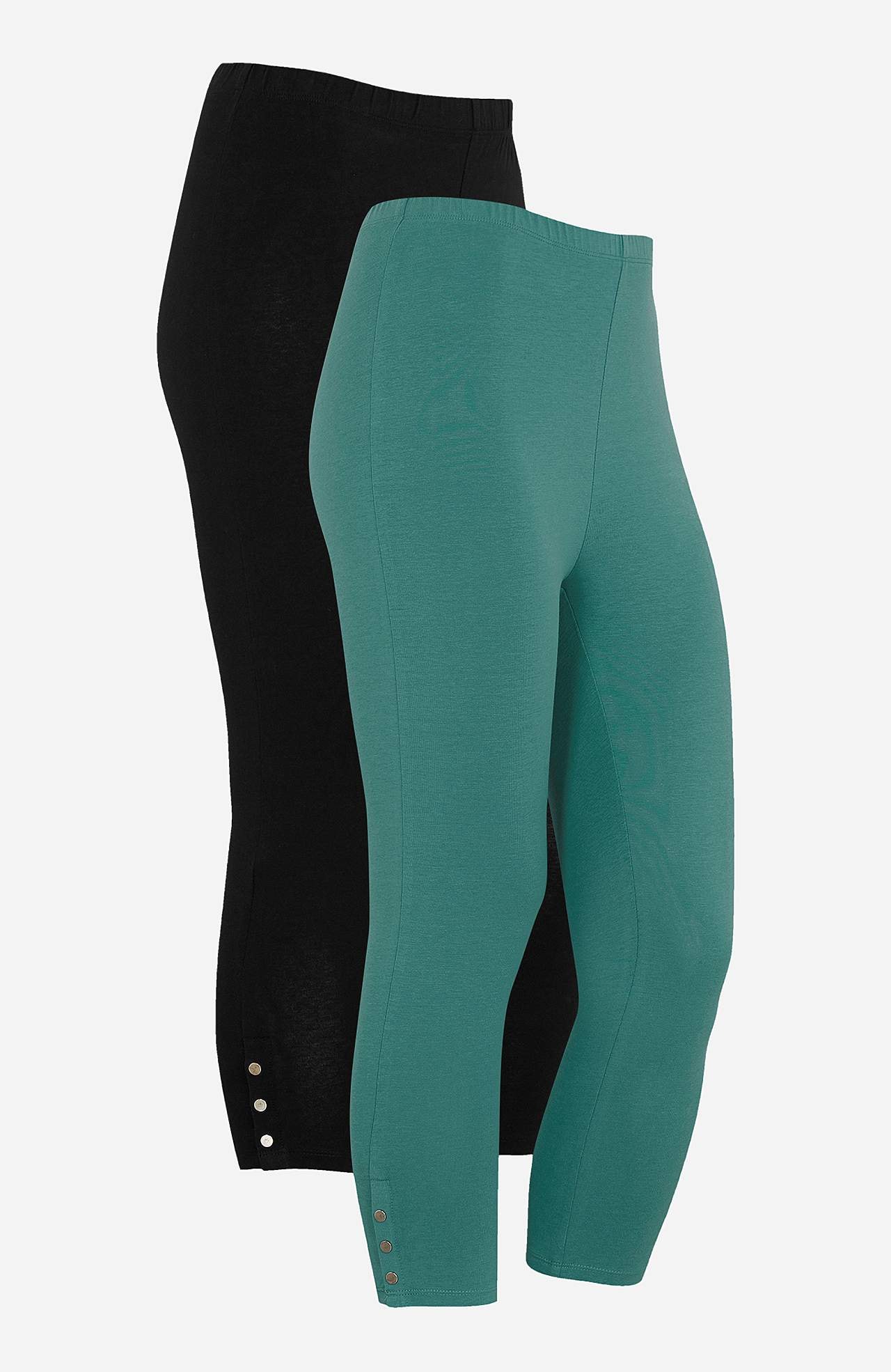 Legginsy rybaczki z miłymi detalami z guzikami Milly 2 sztuki