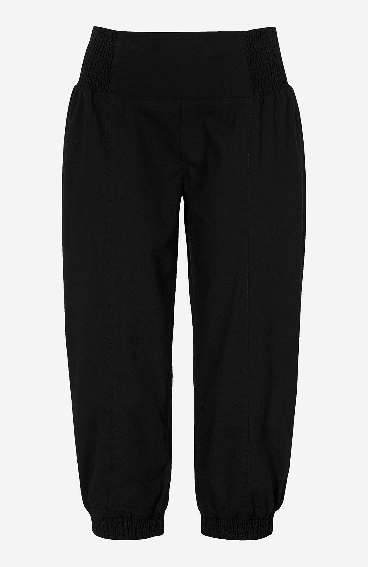 Tkane spodnie capri Nellie