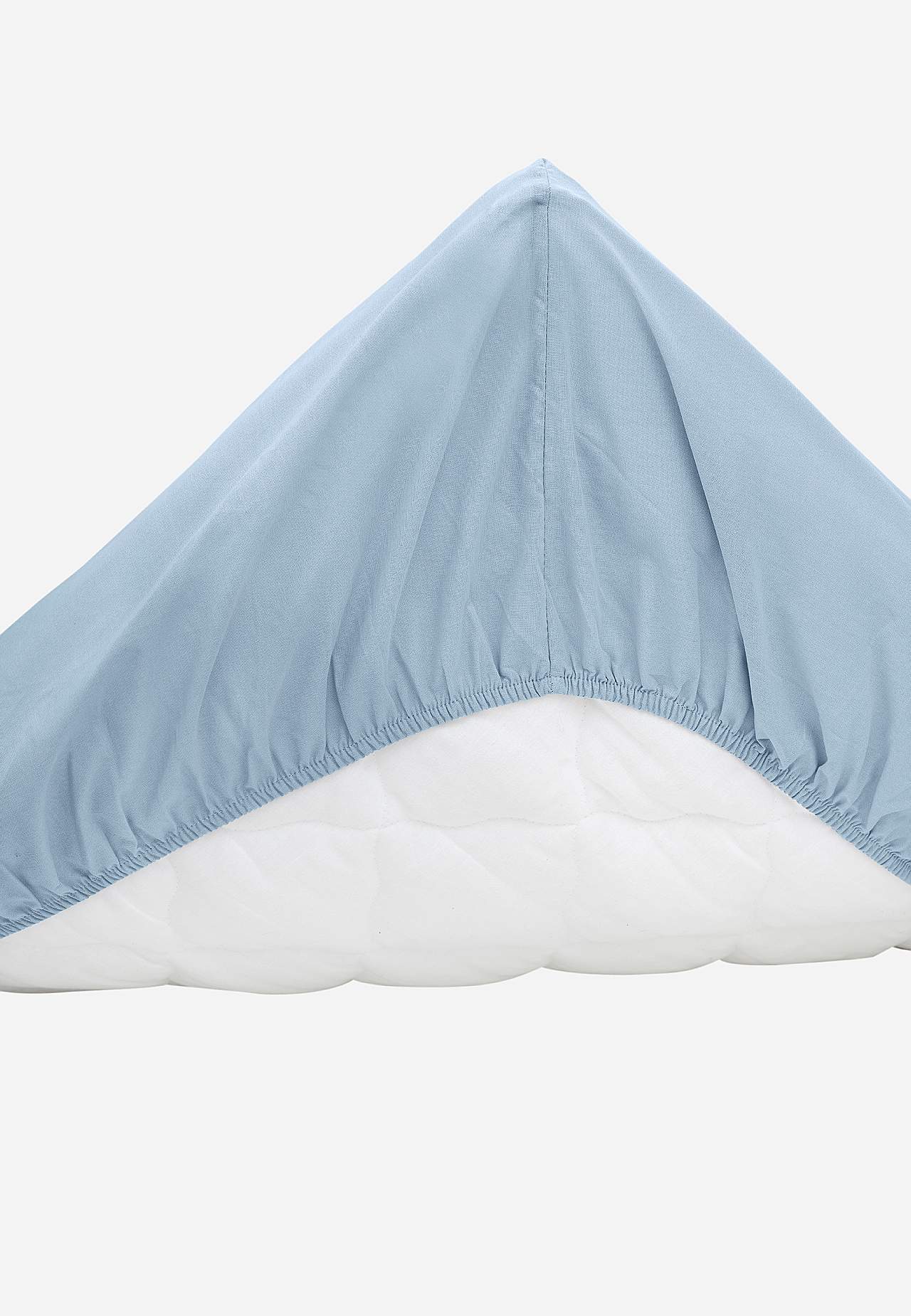 Jednokolorowe prześcieradło z gumką