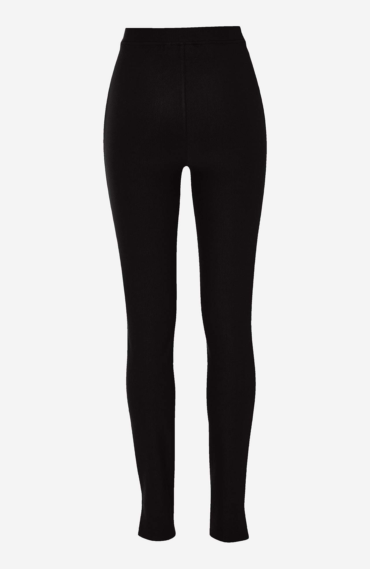 Legginsy z dżerseju z elastyczną tkaniną diagonalną