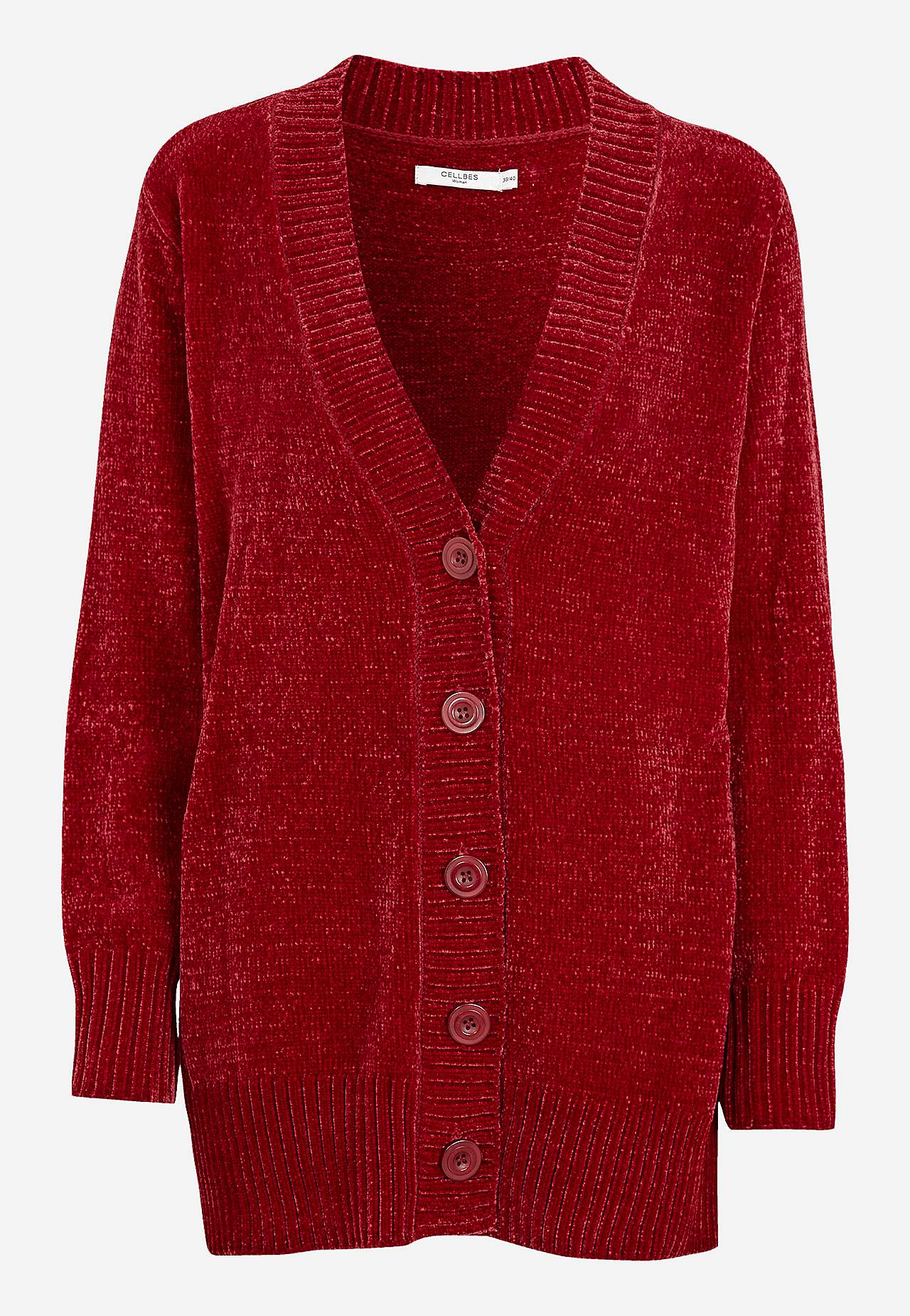 Rozpinany sweter z kordonka Camilla
