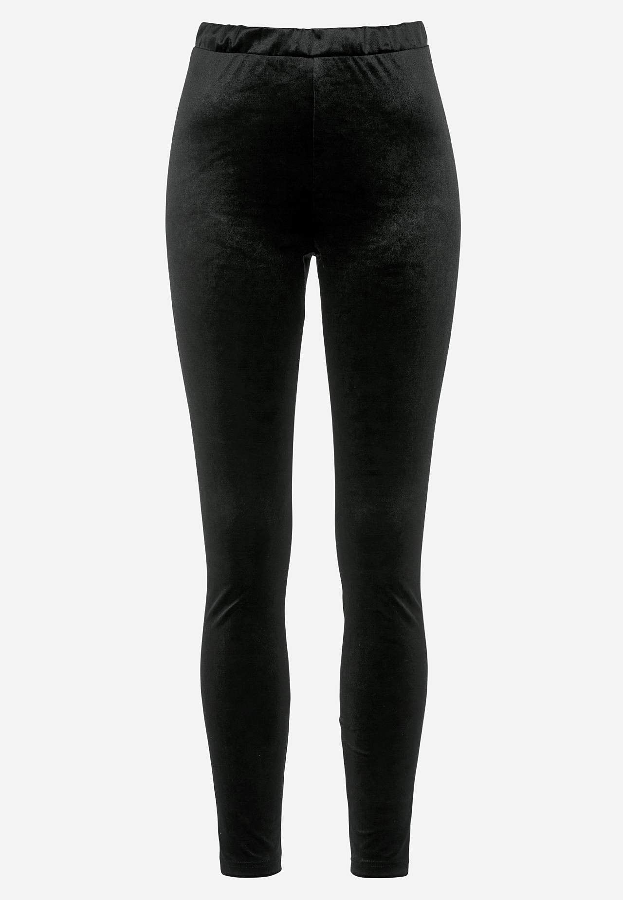 Legginsy z aksamitu