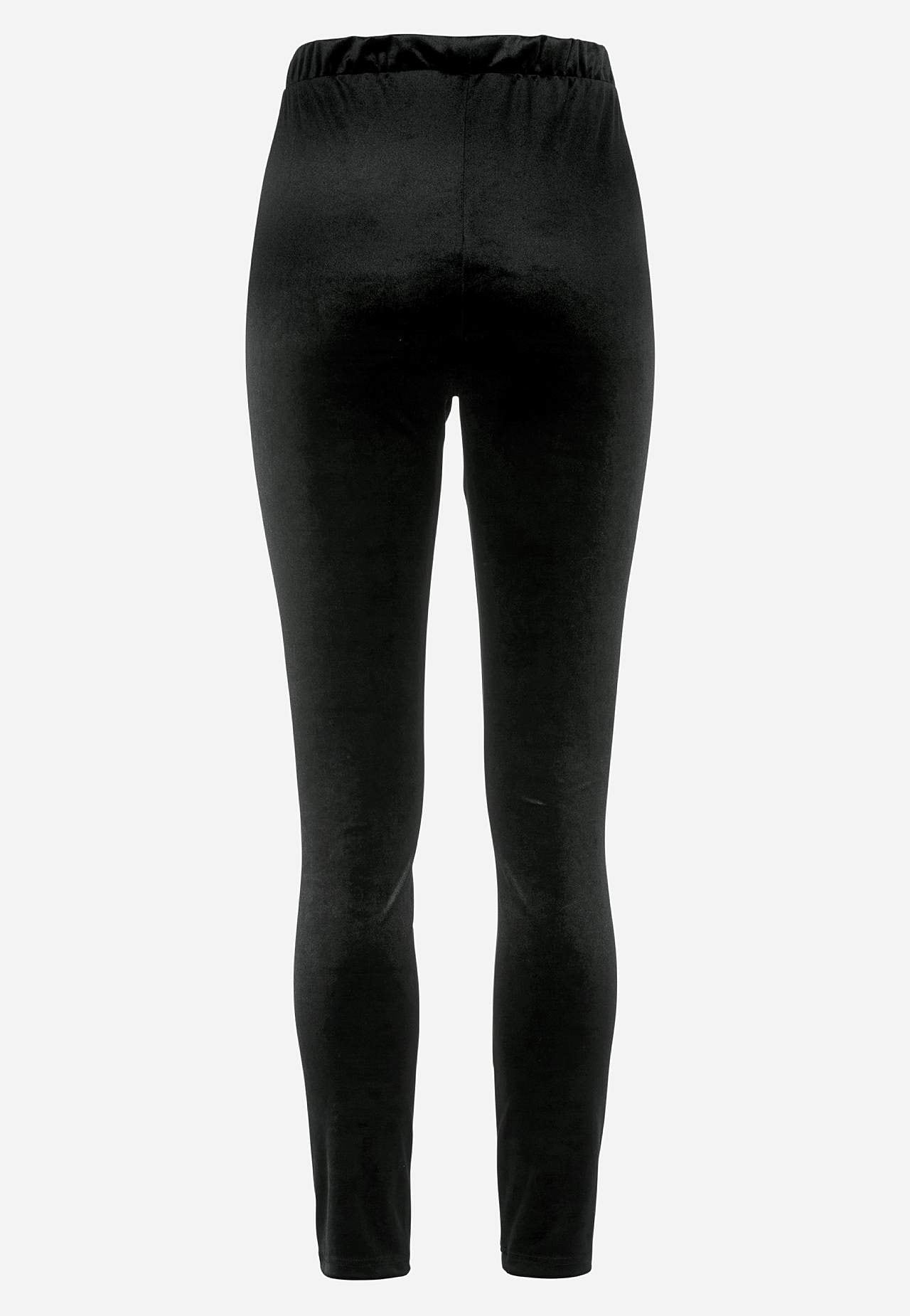 Legginsy z aksamitu