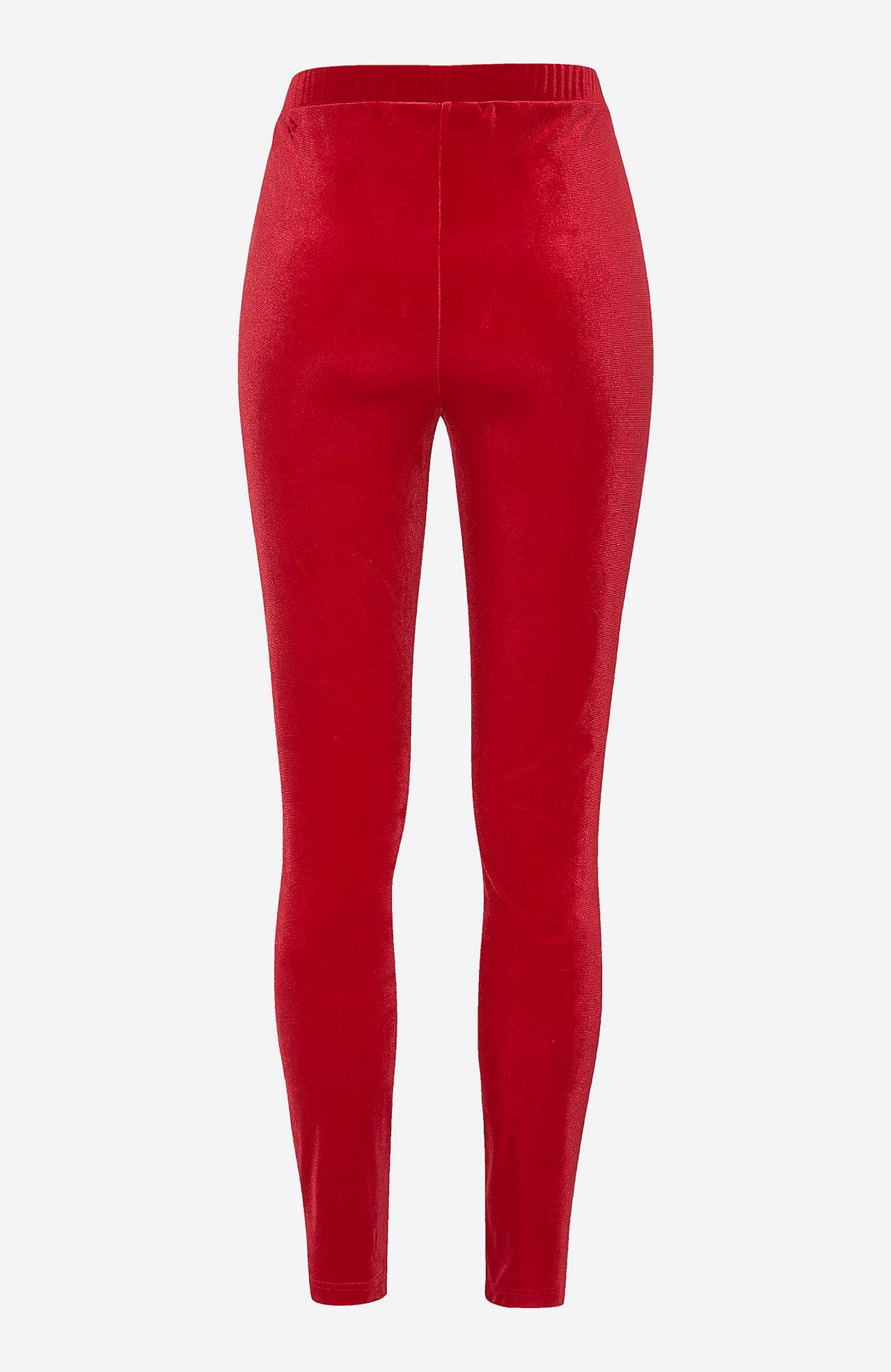 Legginsy z aksamitu