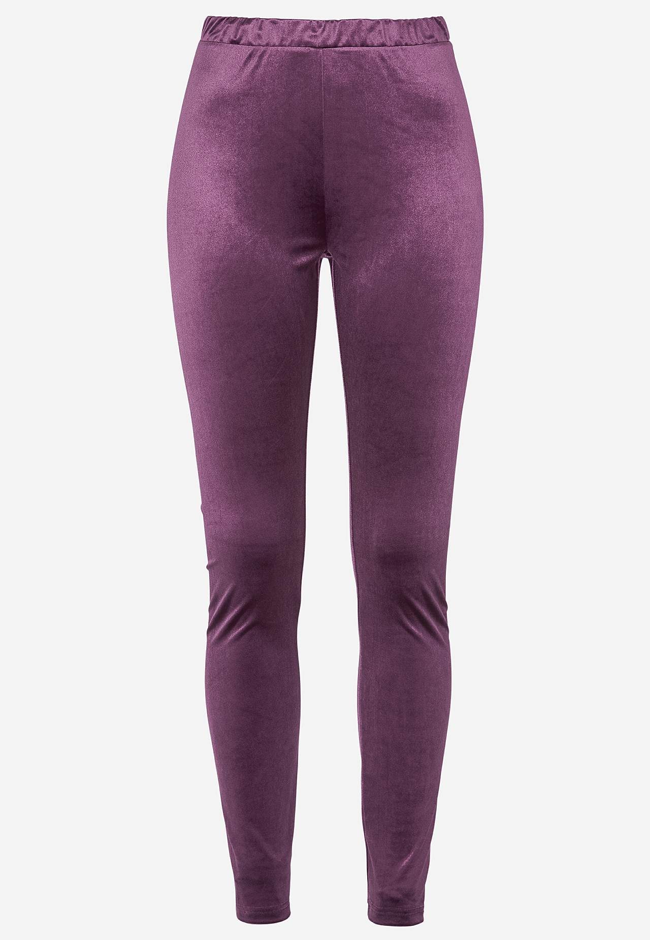 Legginsy z aksamitu
