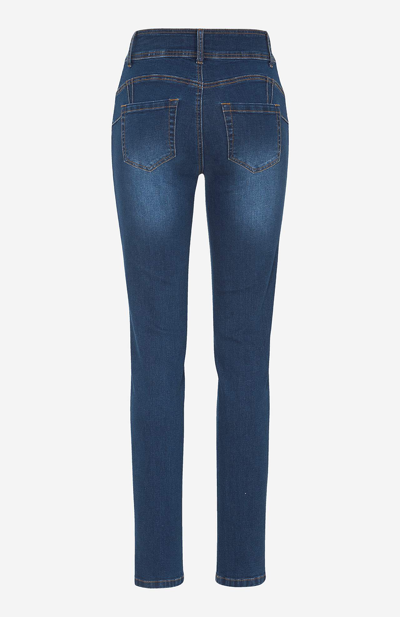 Jeansy modelujące ze stretchem