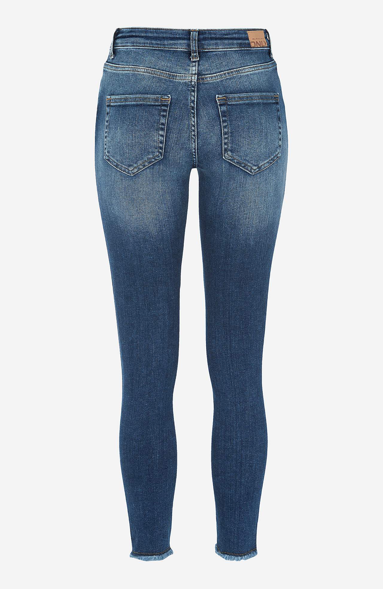 Superelastyczne dżinsy do kostki ze skinny fit Blush