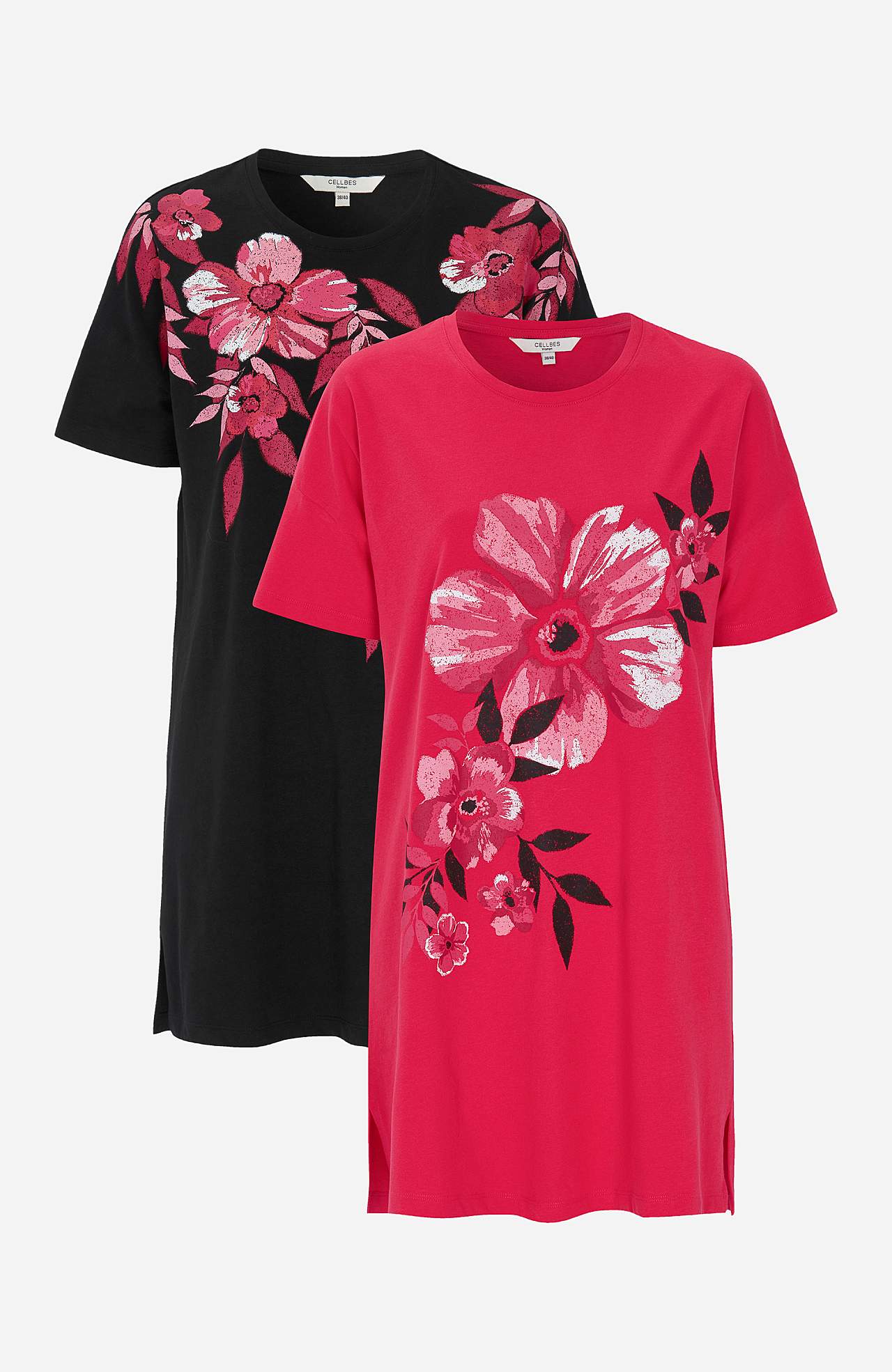 Długi t-shirt Teerece 2 sztuki