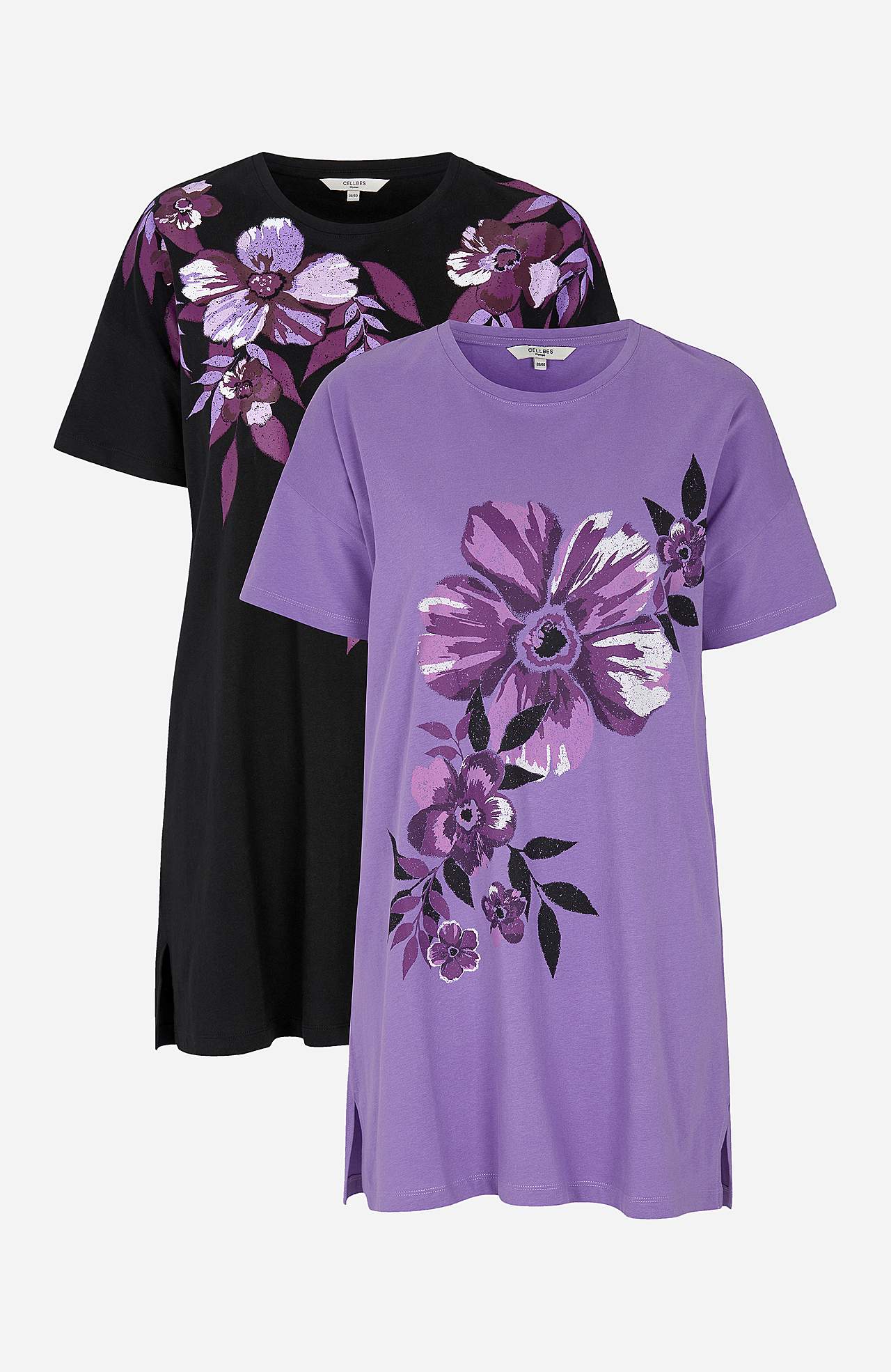 Długi t-shirt Teerece 2 sztuki