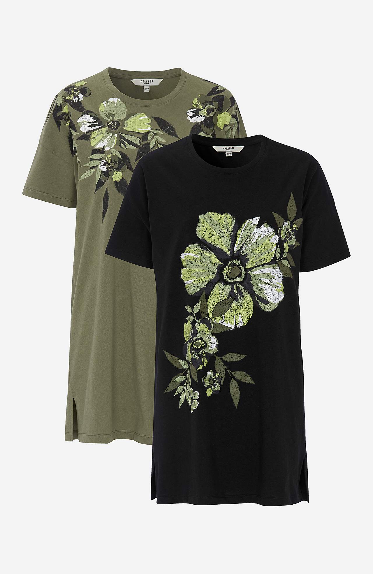 Długi t-shirt Teerece 2 sztuki