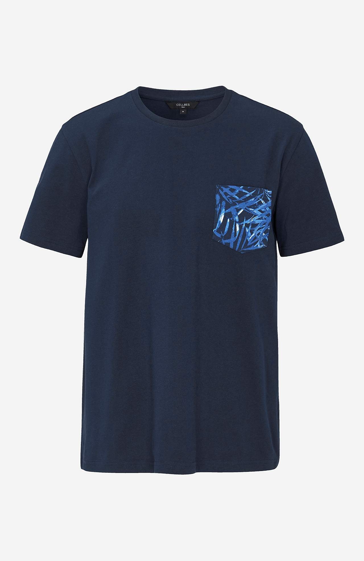 T-shirt z kieszenią na piersi Elon 2 sztuki