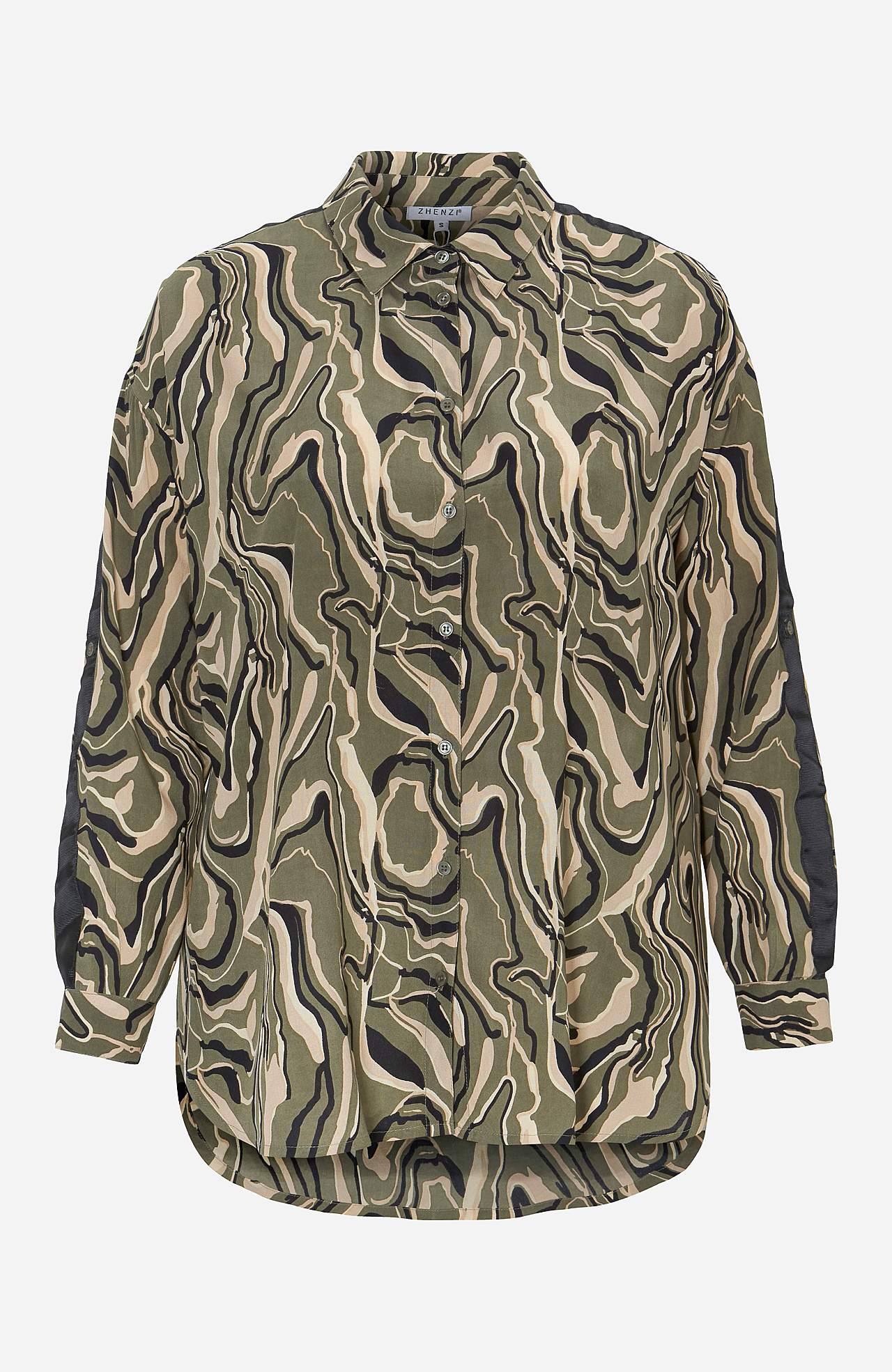 Wzorzysta długa koszula