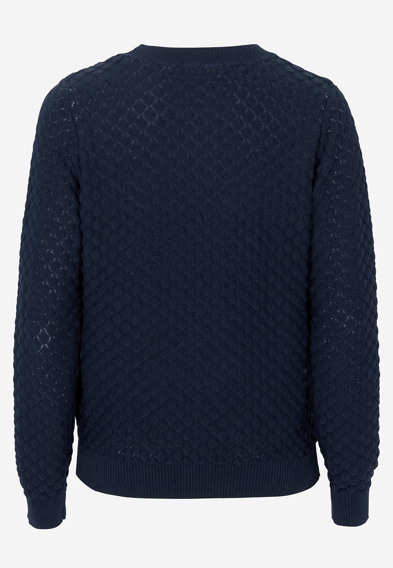 Sweter cienko dziergany