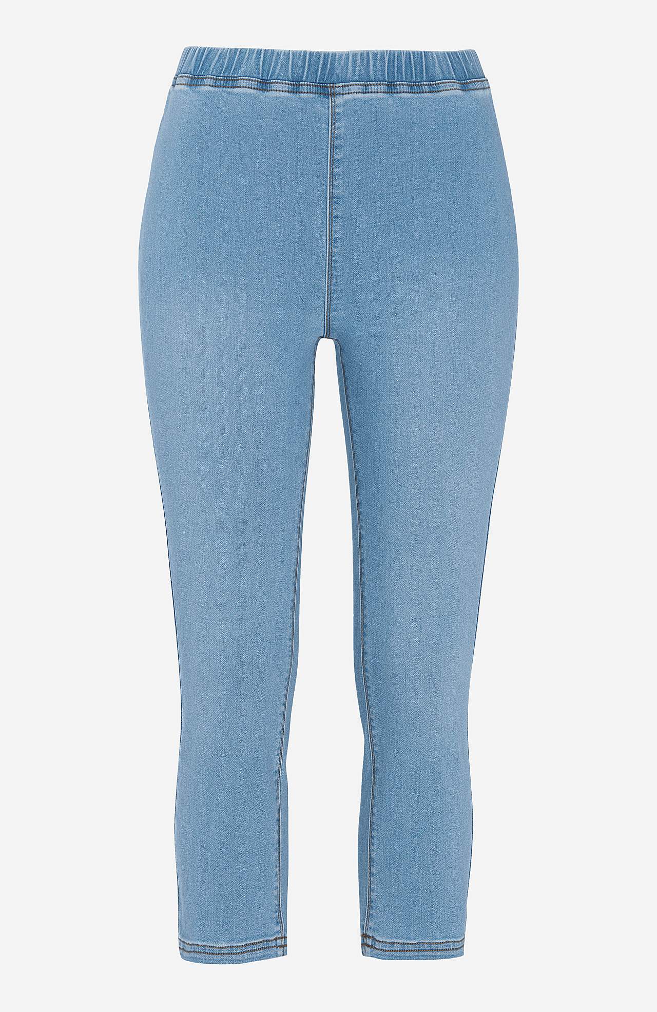 Legginsy rybaczki z dżinsu