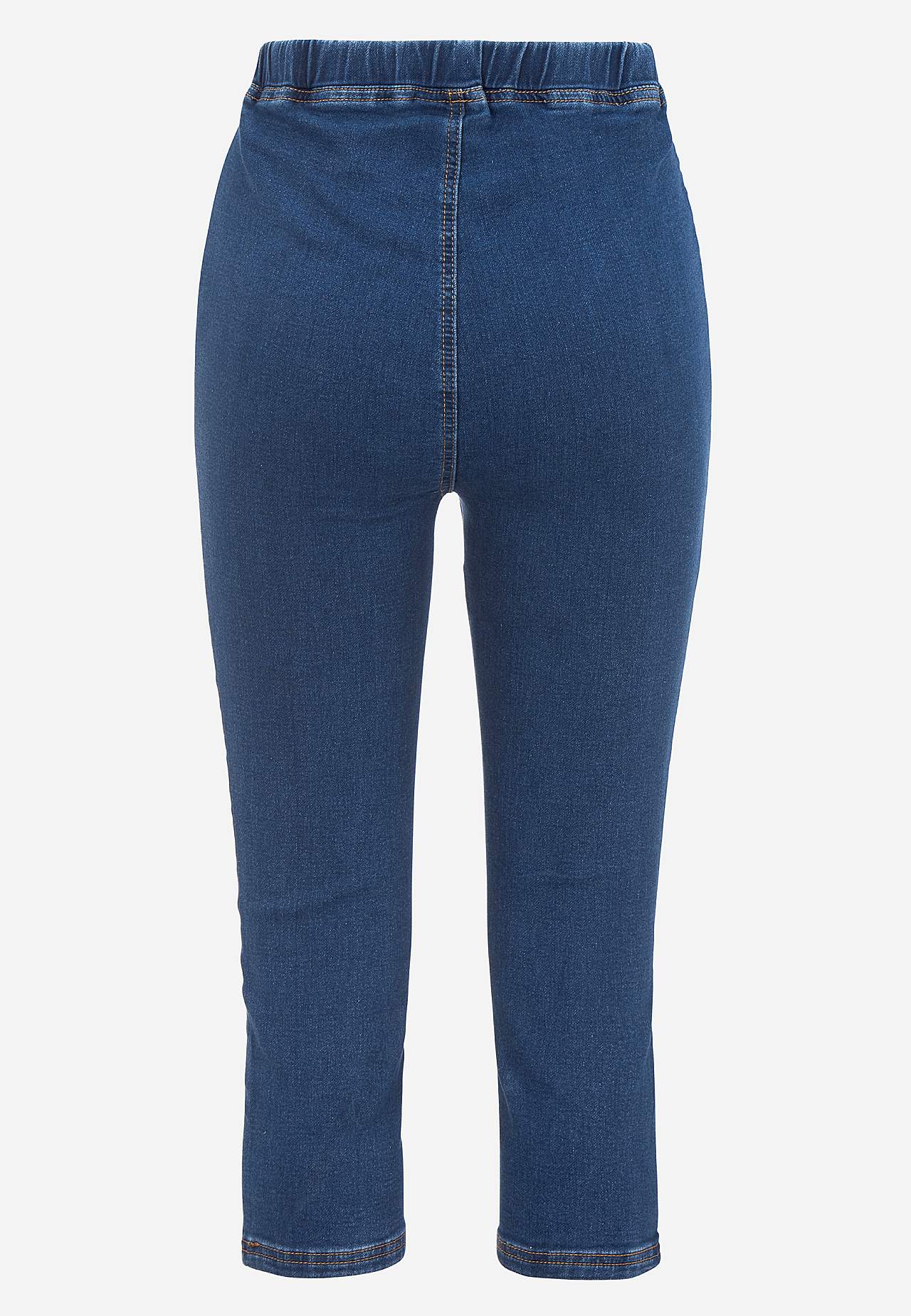 Legginsy rybaczki z dżinsu