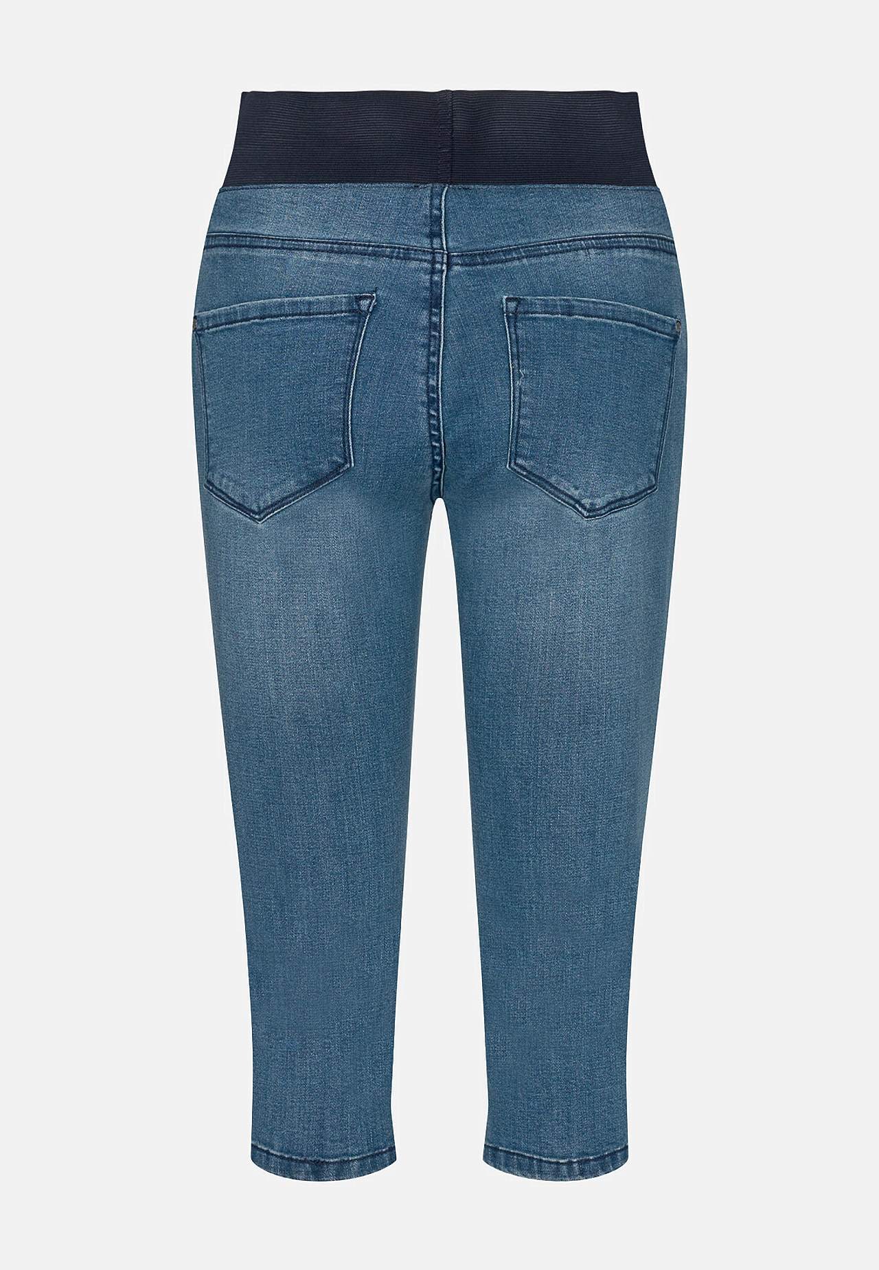 Elastyczne jegginsy capri