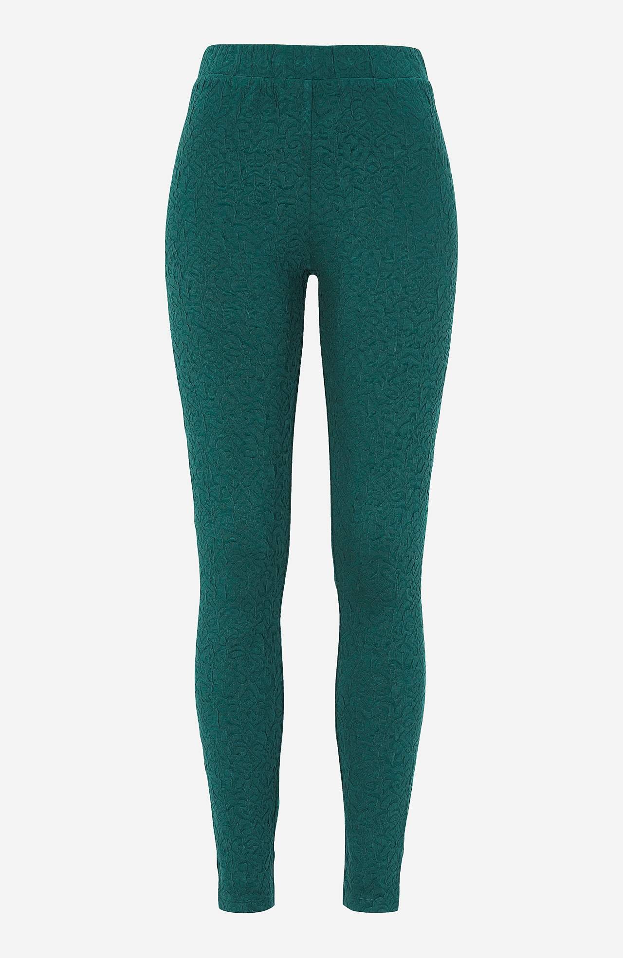 Legginsy z wzorem strukturalnym