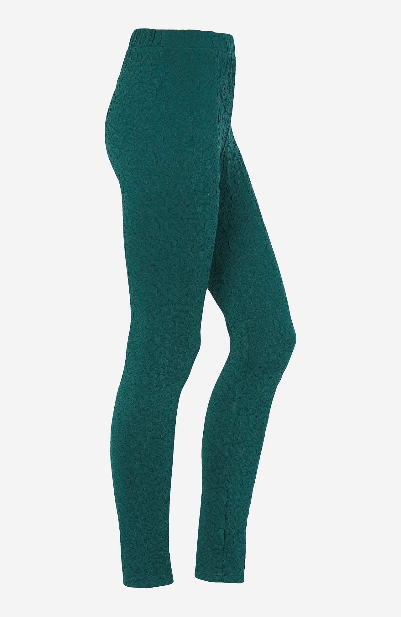 Legginsy z wzorem strukturalnym