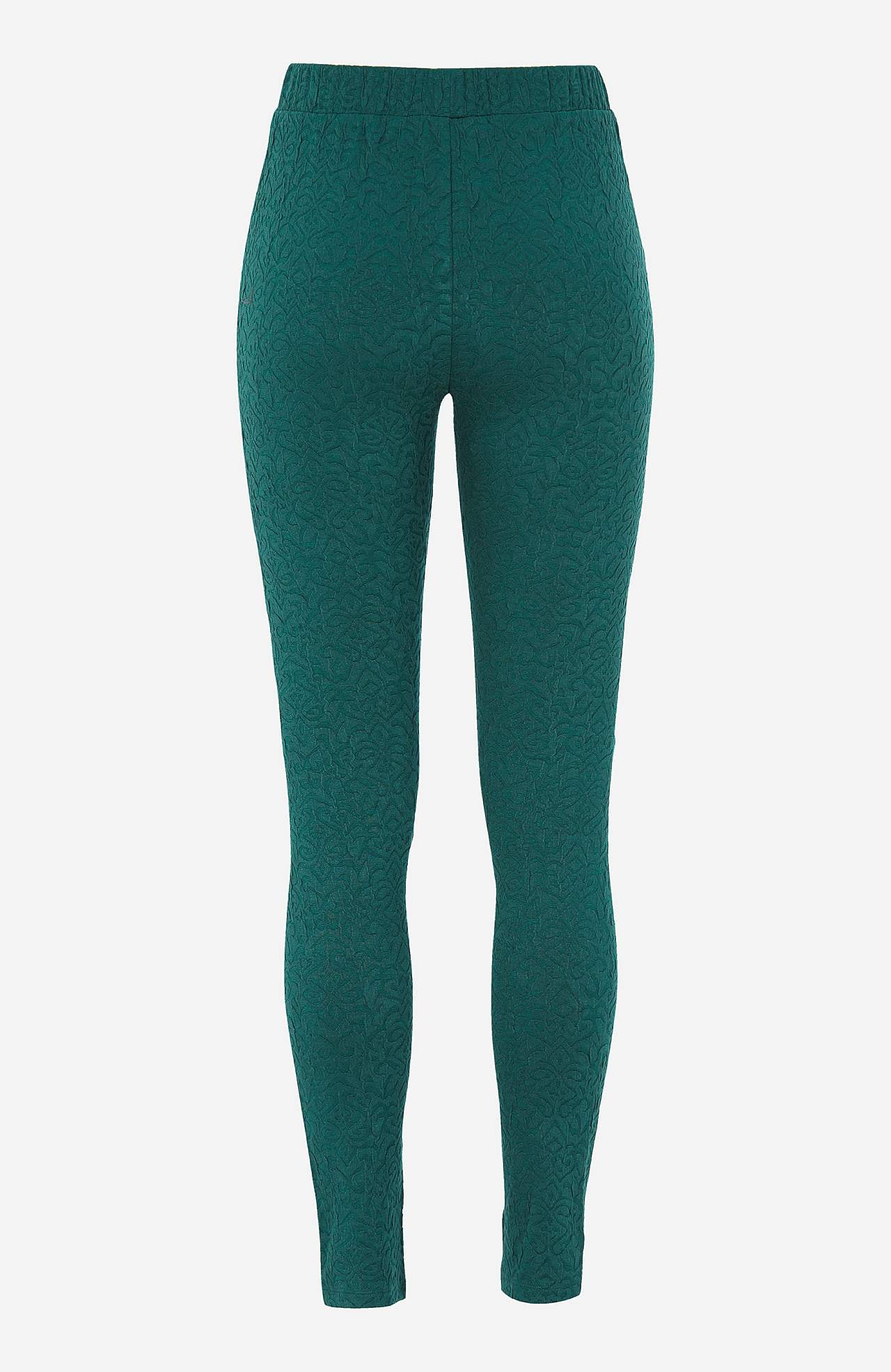 Legginsy z wzorem strukturalnym