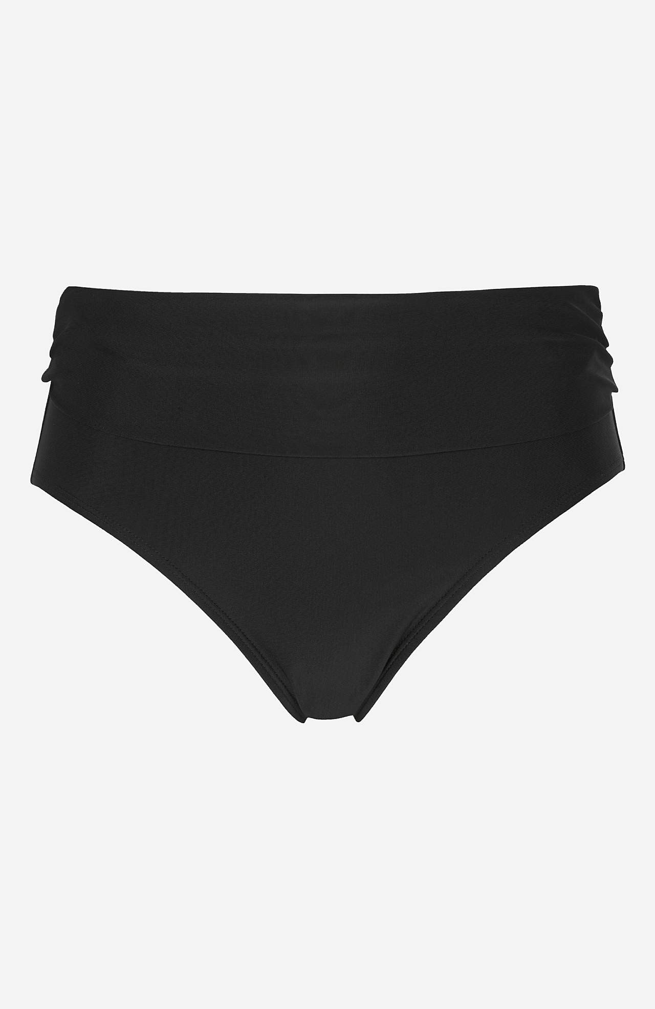 Majtki do bikini ze składaną krawędzią w talii Amalfi