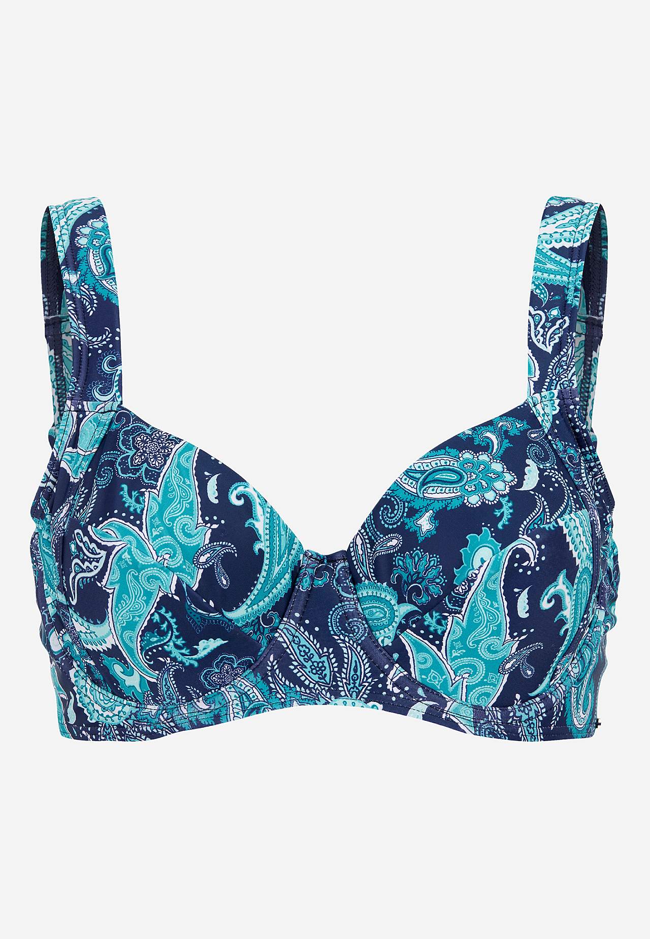Biustonosz bikini z wzorem paisley