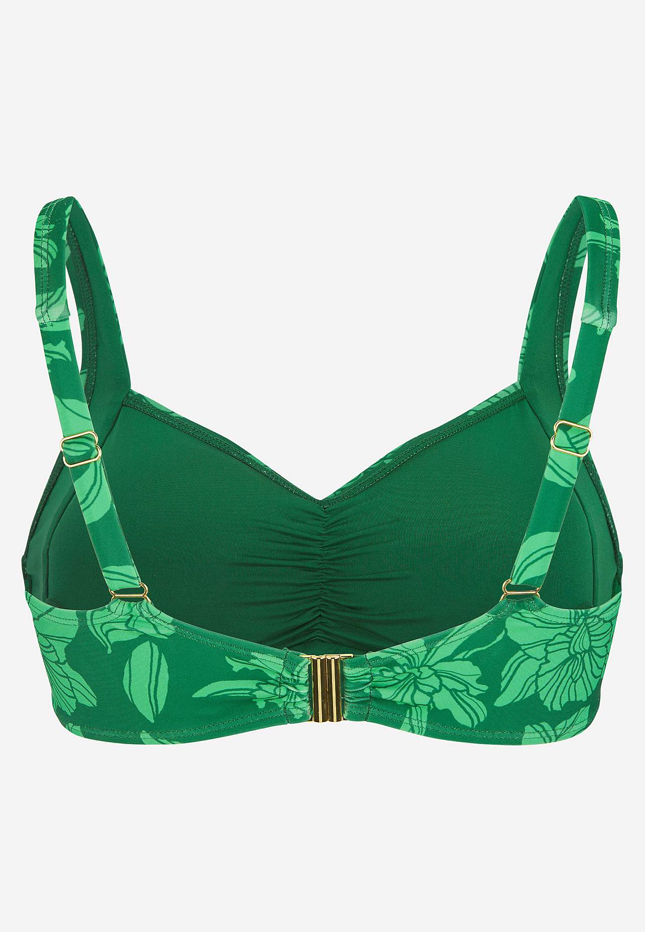 Bezprzewodowy biustonosz bikini w kwiaty Nerja