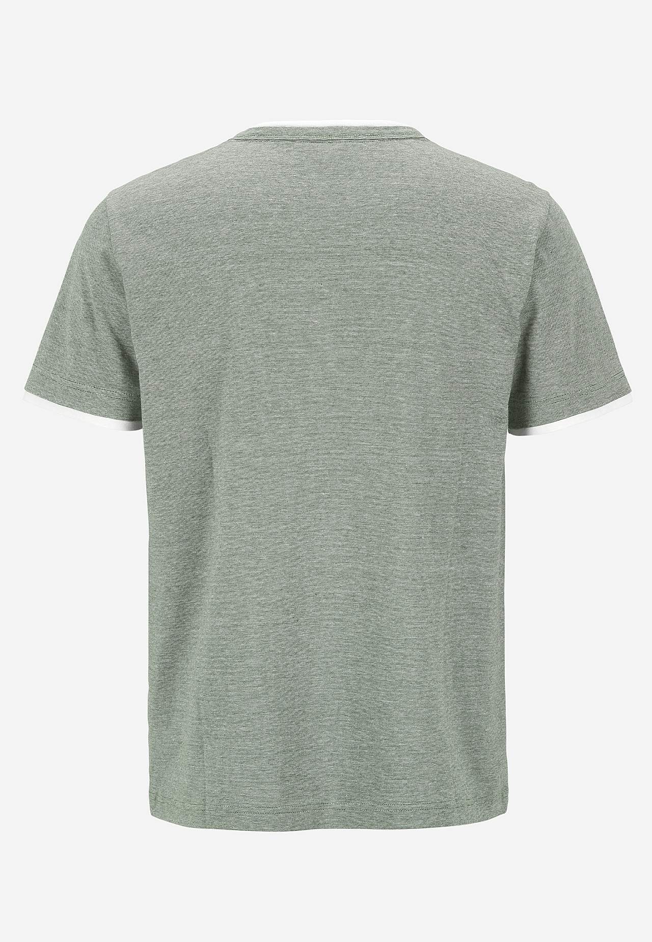 T-shirt z rozcięciem zapinanym na guziki