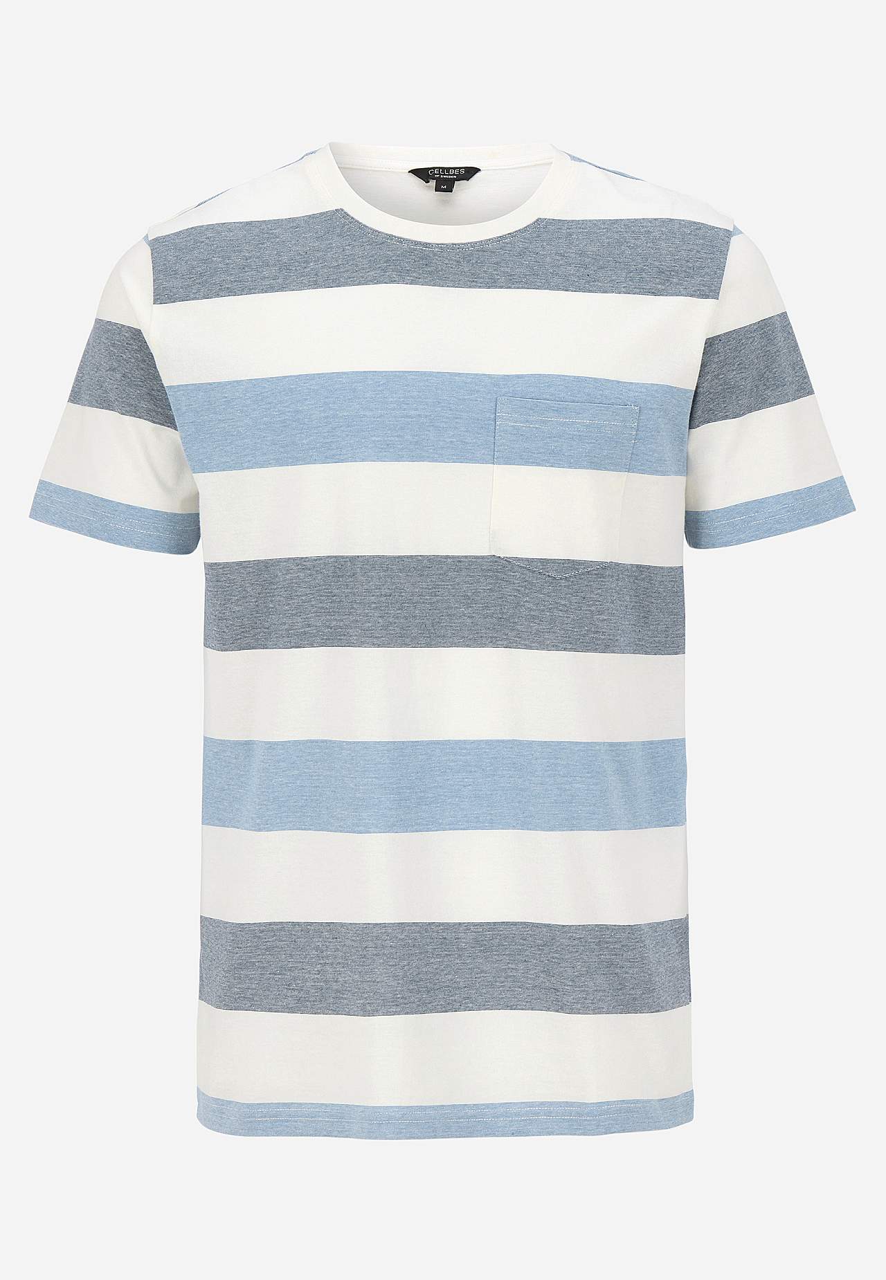 T-shirt ze szerokimi naszywkami Johannes