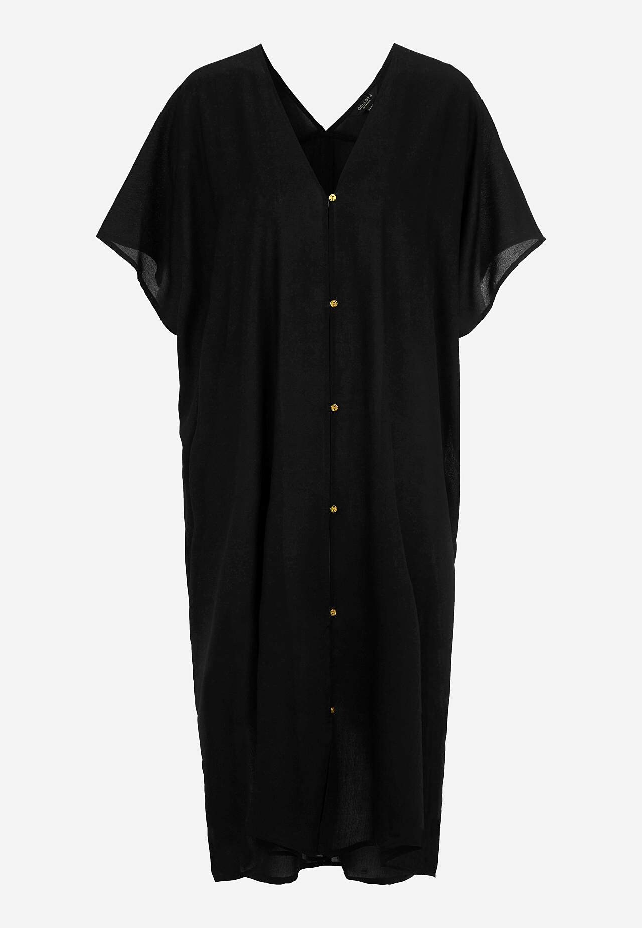Kaftan na plażę z guzikami