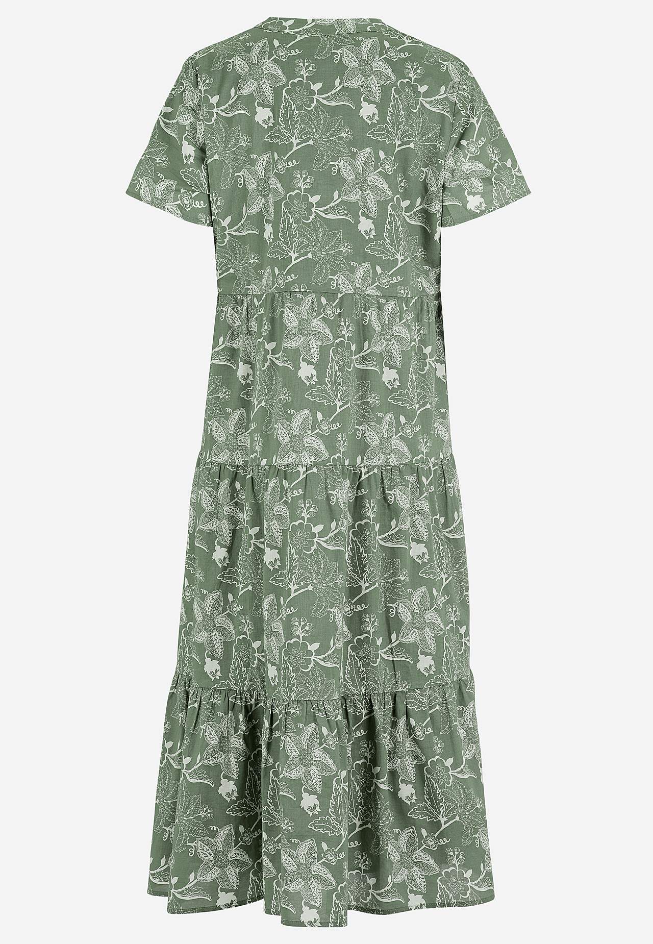 Sukienka bawełniana z falbanką