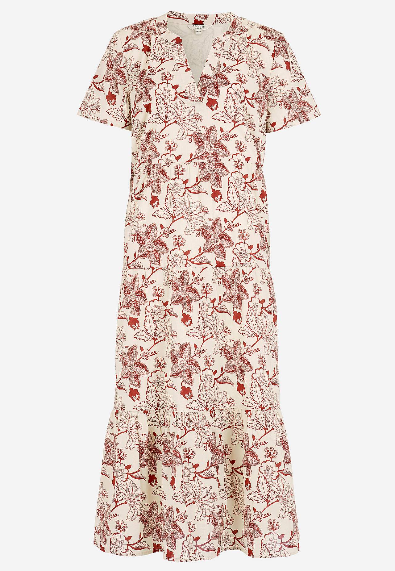 Sukienka bawełniana z falbanką