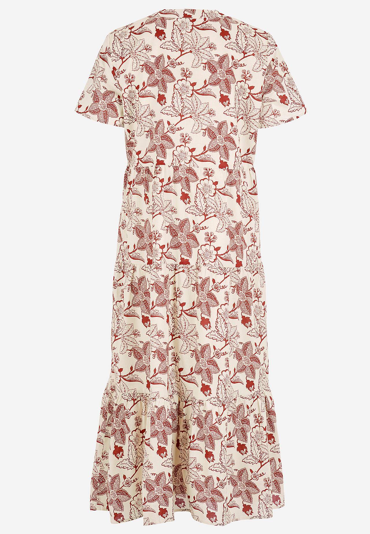 Sukienka bawełniana z falbanką