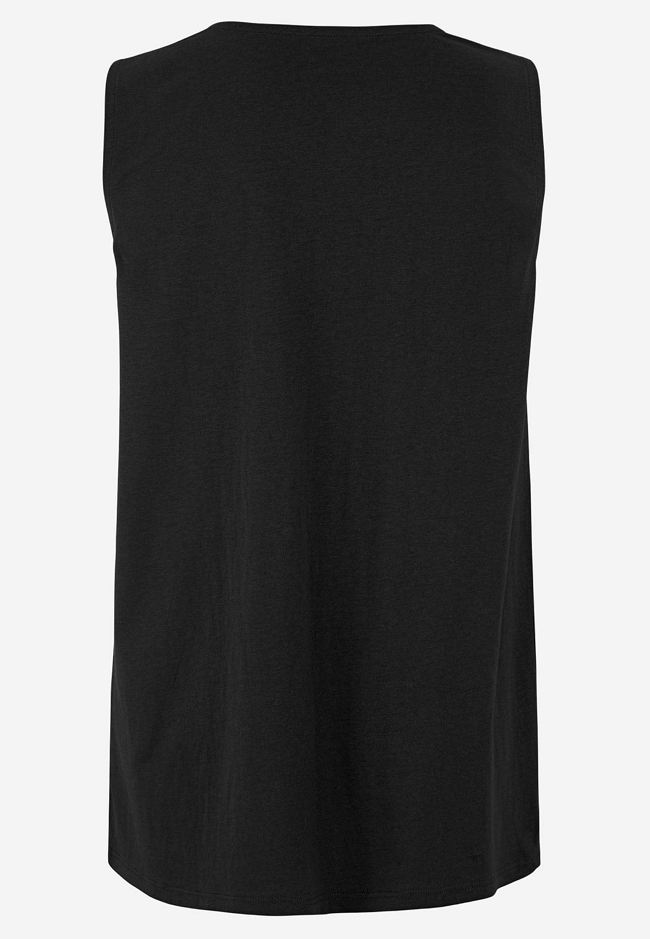 Tank top z ozdobnym zaszyciem