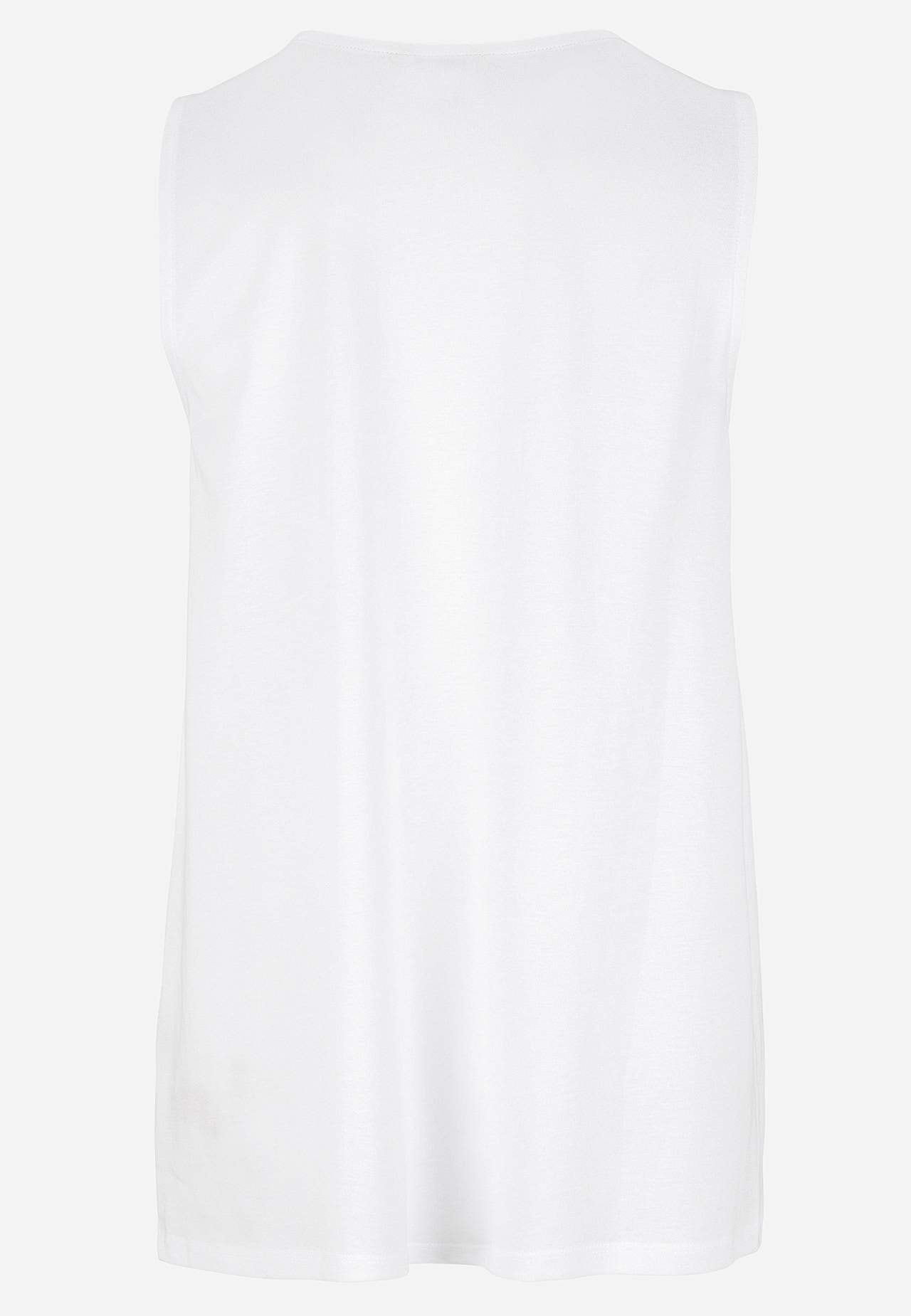 Tank top z ozdobnym zaszyciem