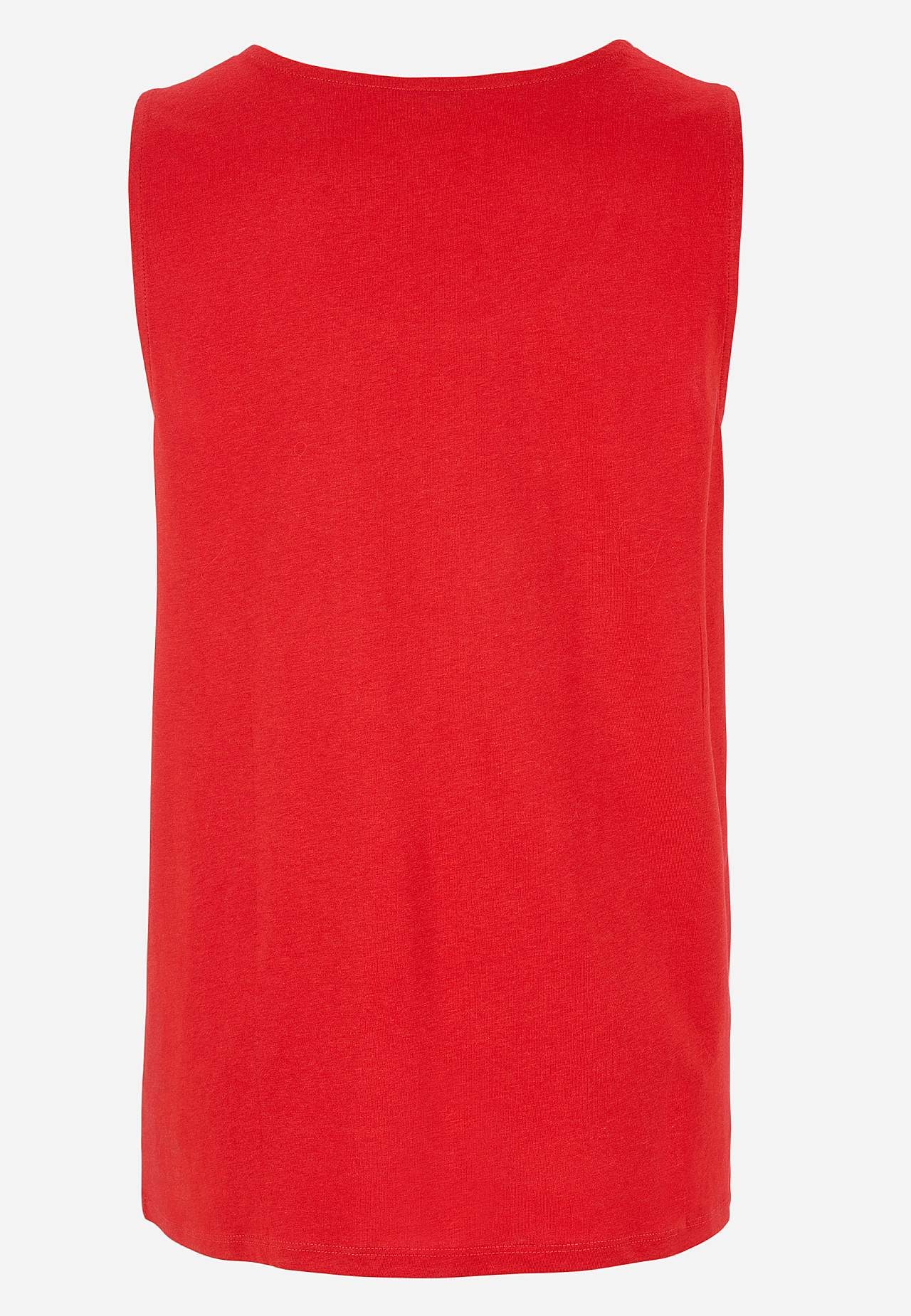 Tank top z ozdobnym zaszyciem