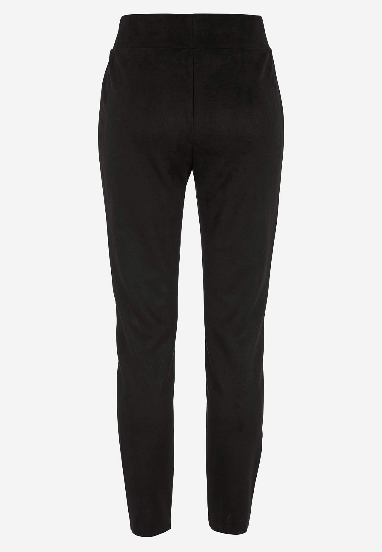 Legginsy ze zamszowym fasonem