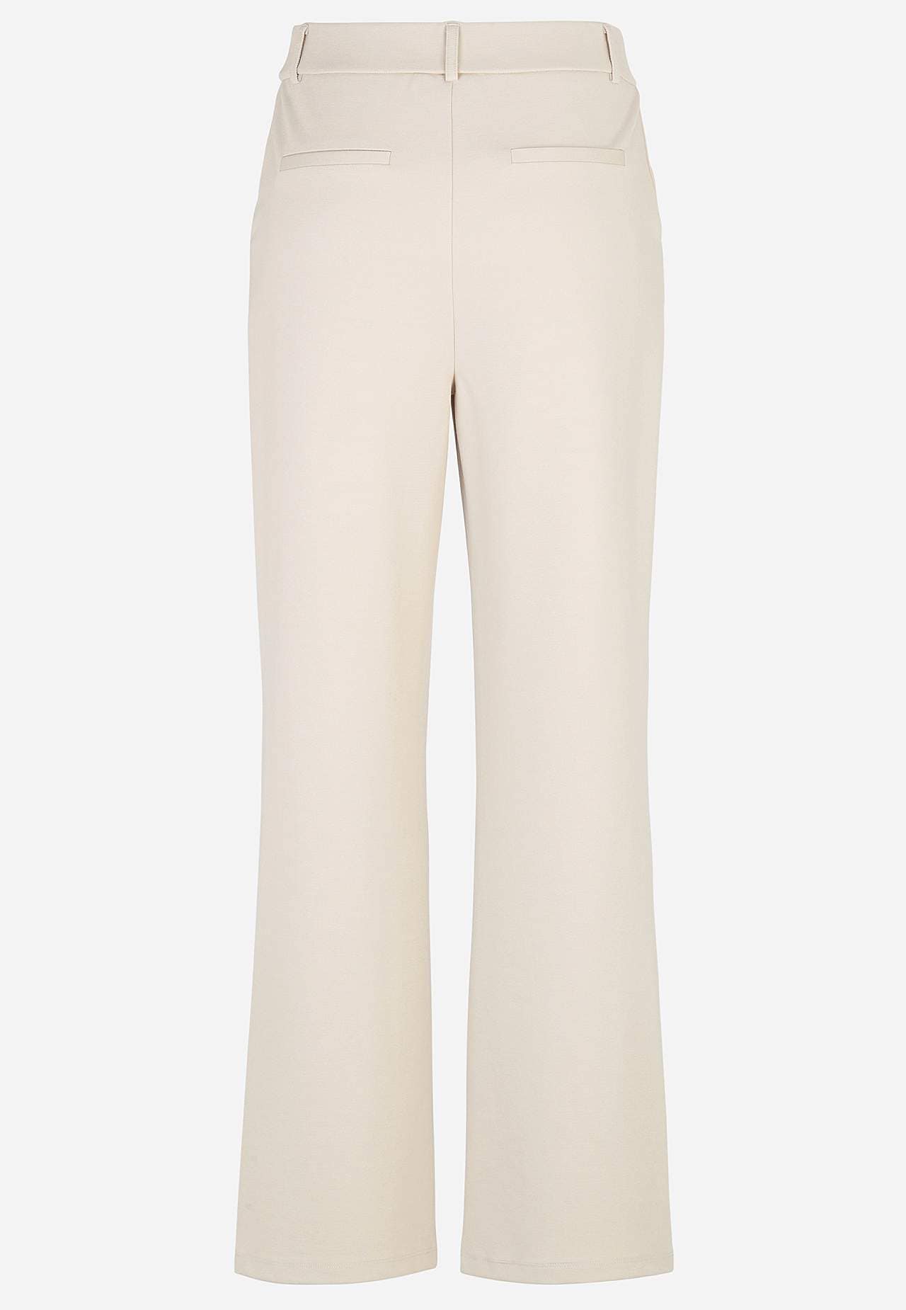 Szerokie spodnie z dżerseju z kieszeniami Lisa