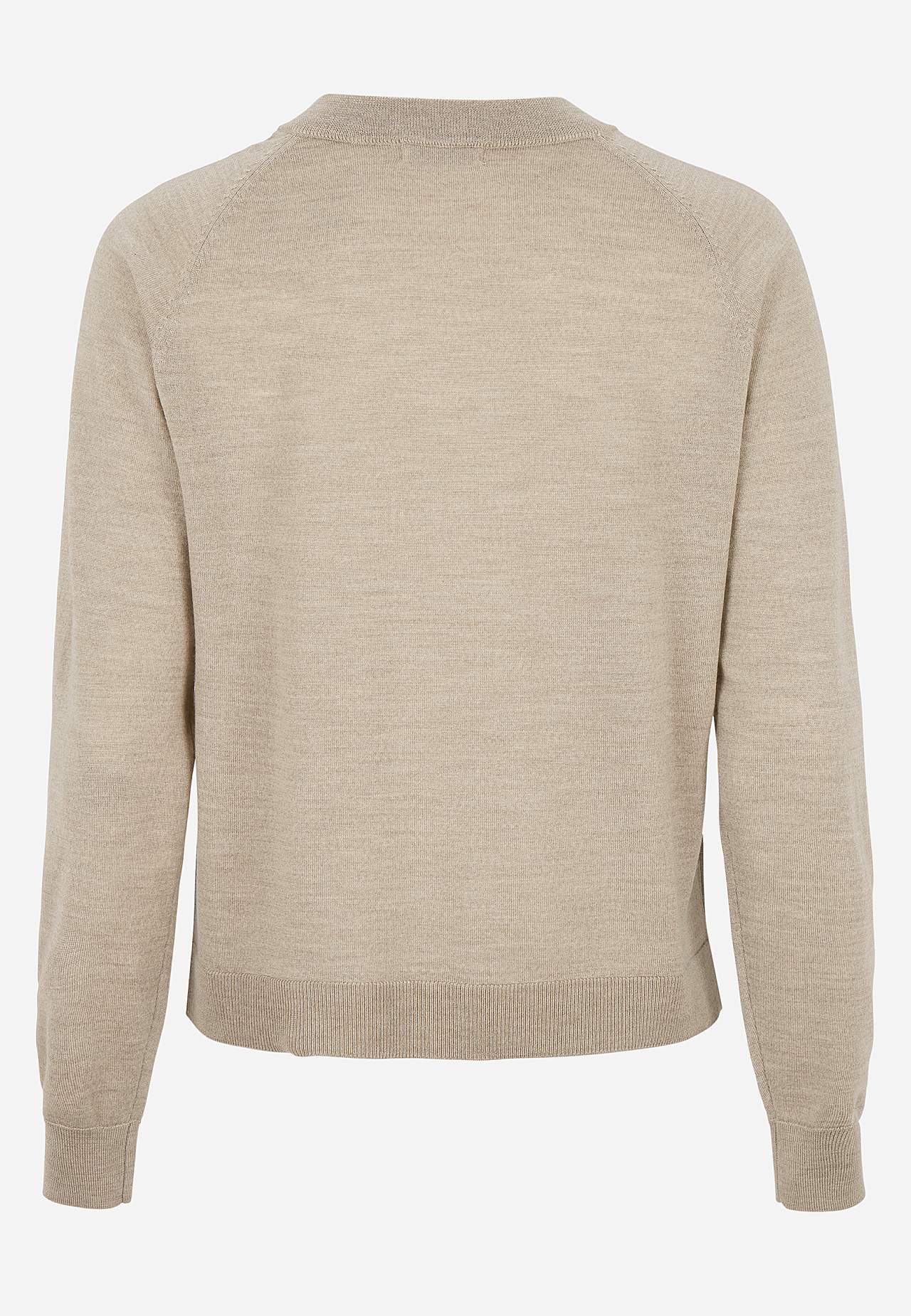 Rozpinany Premium sweter z wełny z merynosów