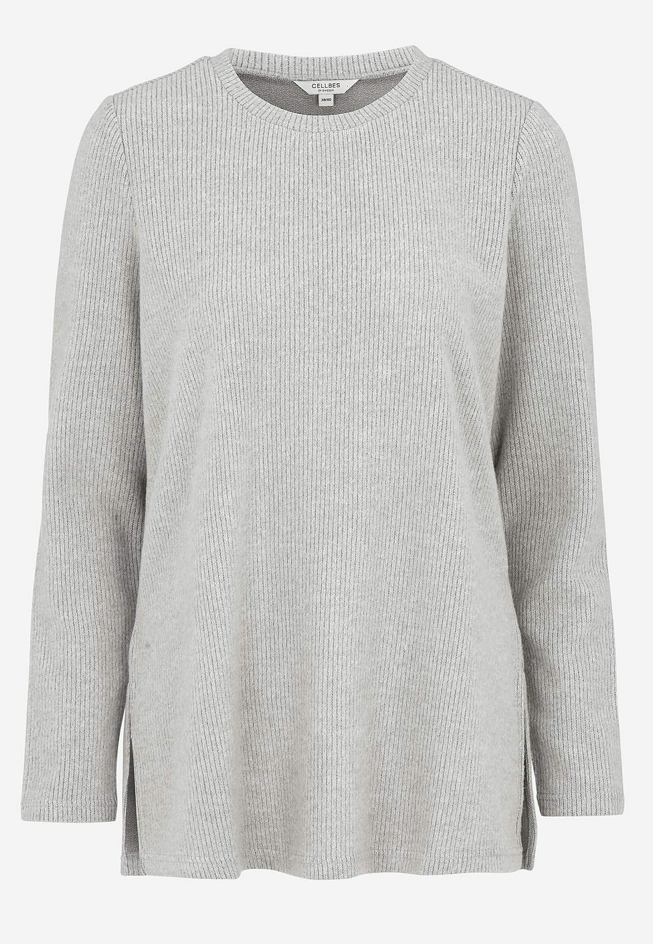 Super miękki sweter z rozcięciami