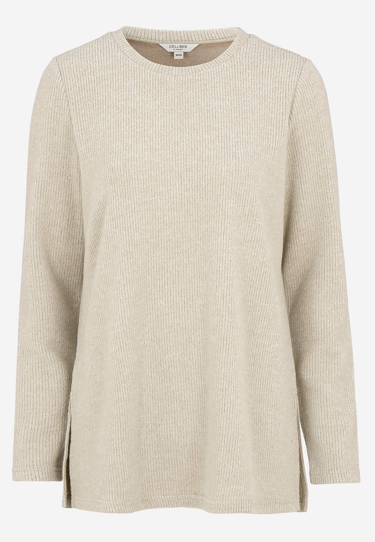 Super miękki sweter z rozcięciami