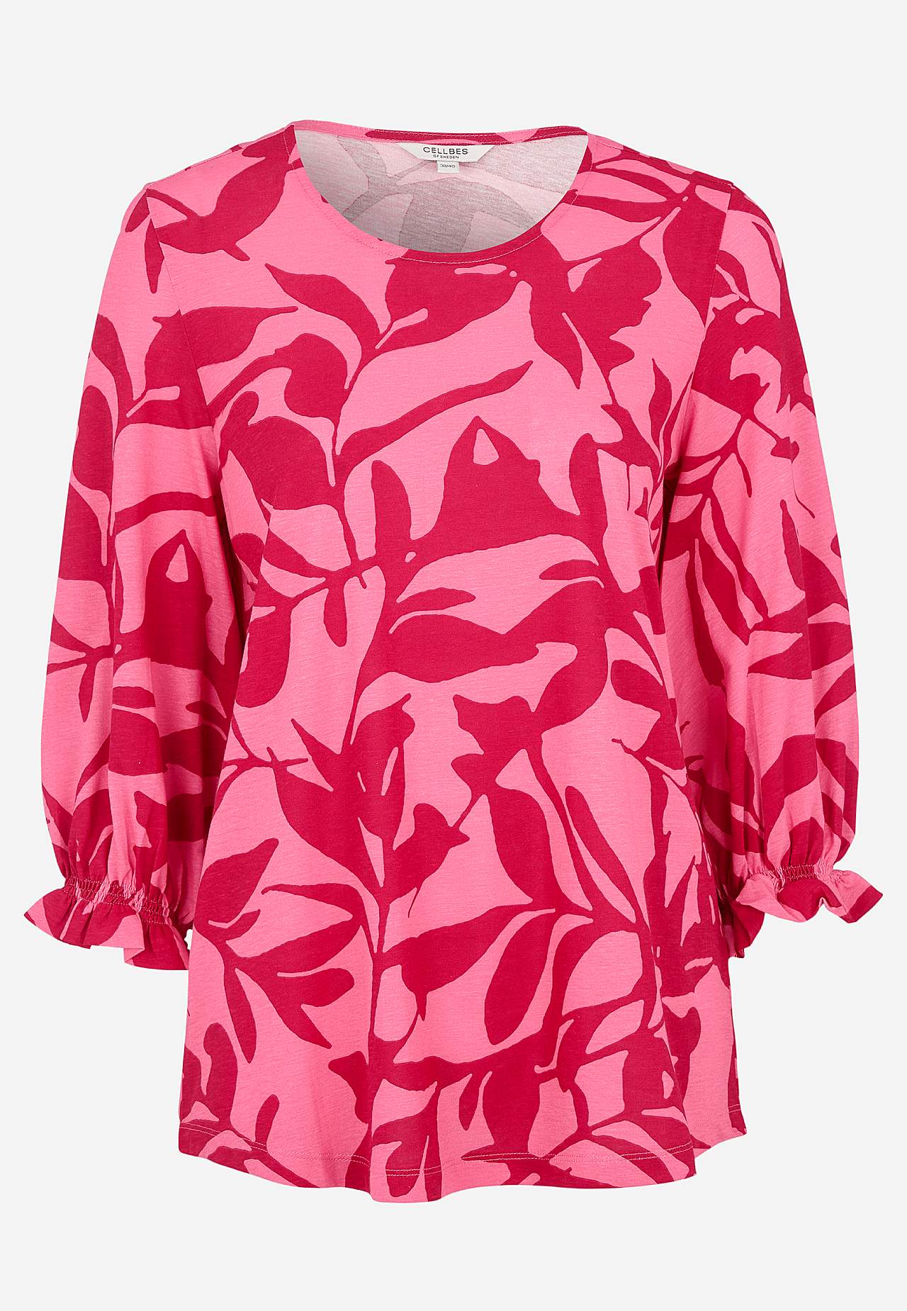 Top z dżerseju z detalem luźnej bluzy