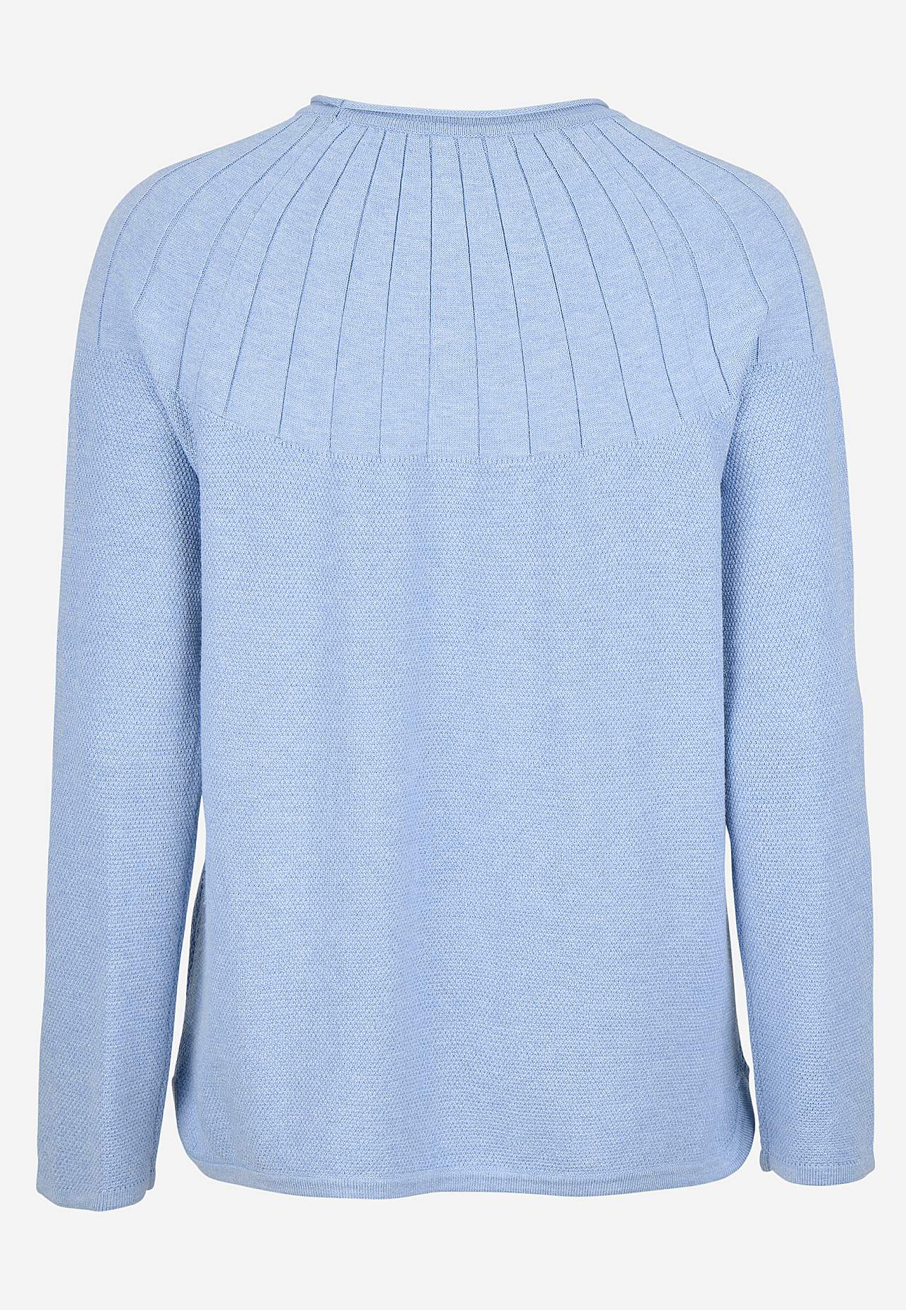 Sweter cienko dziergany