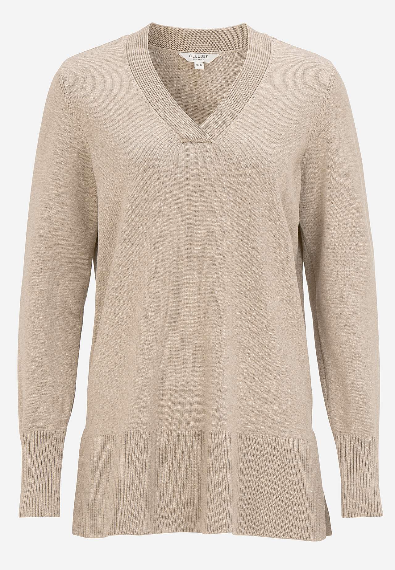 Tunika cienko dziergany