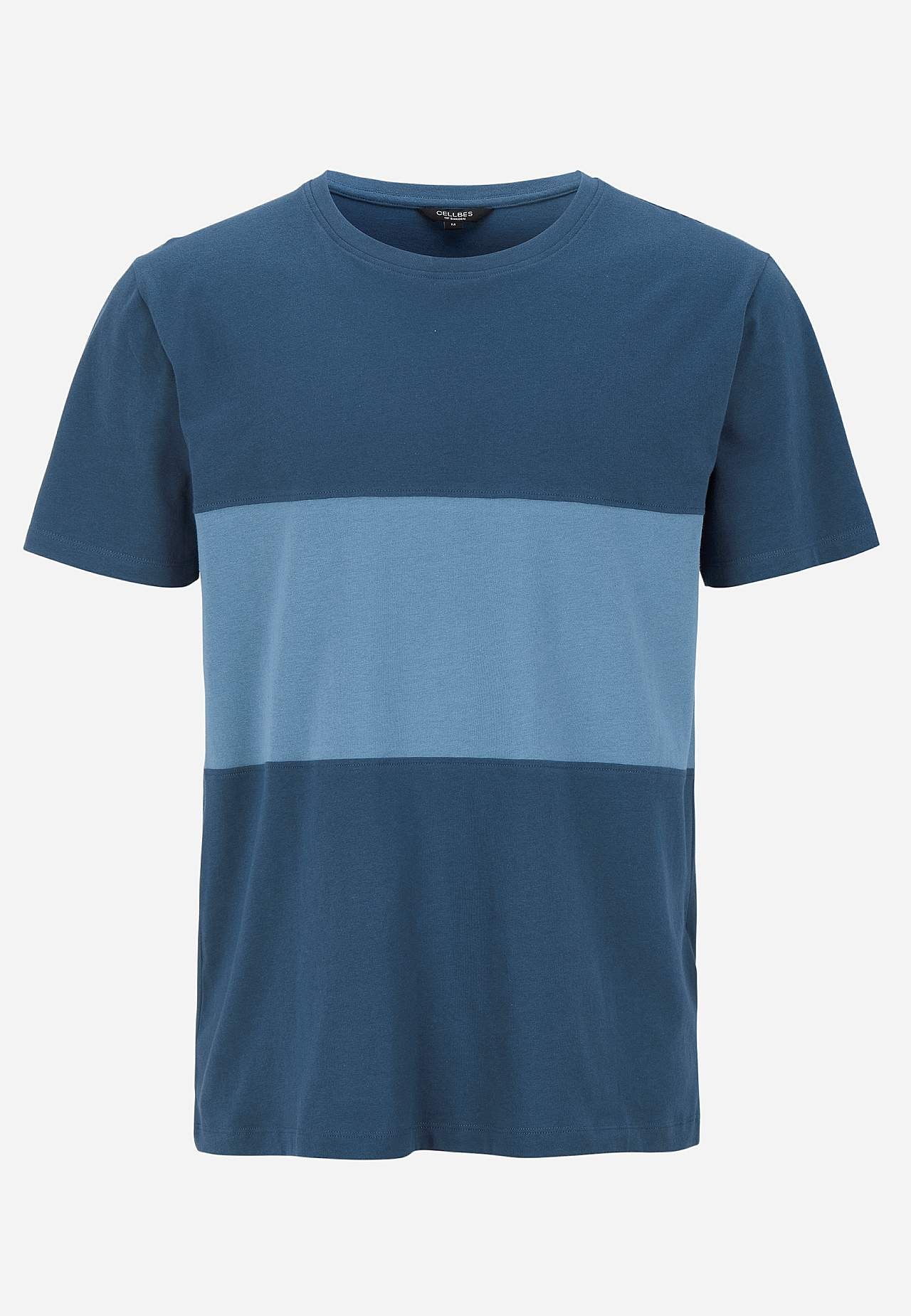 T-shirt z jedną szeroką naszywką