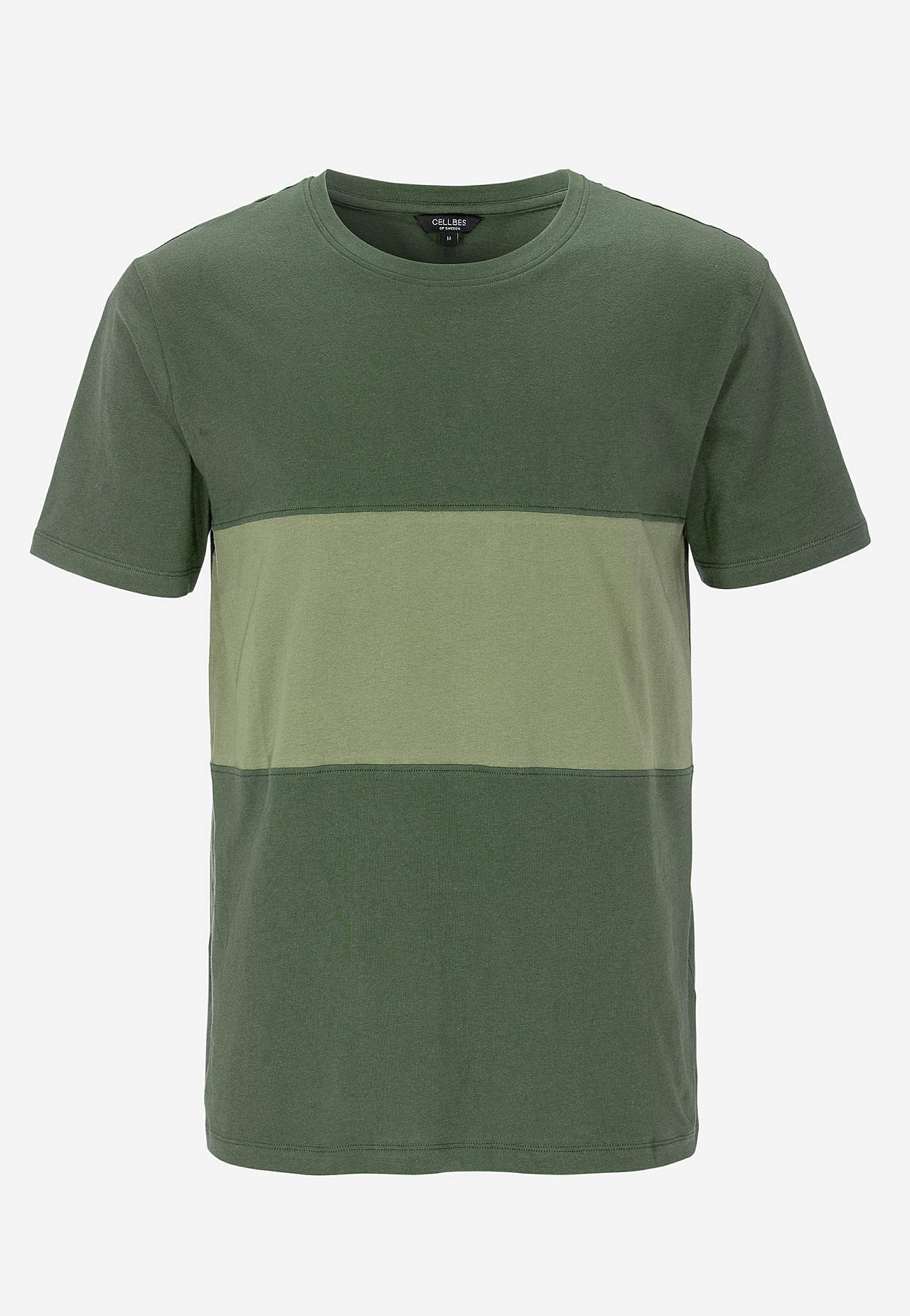 T-shirt z jedną szeroką naszywką