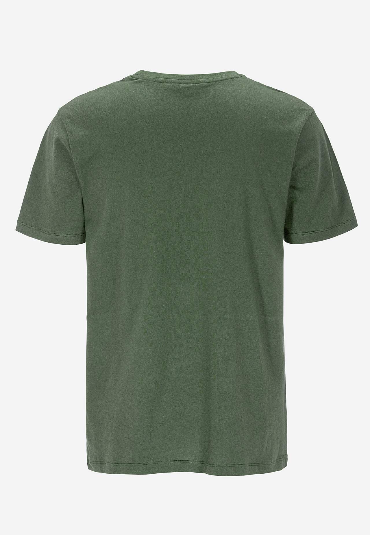 T-shirt z jedną szeroką naszywką