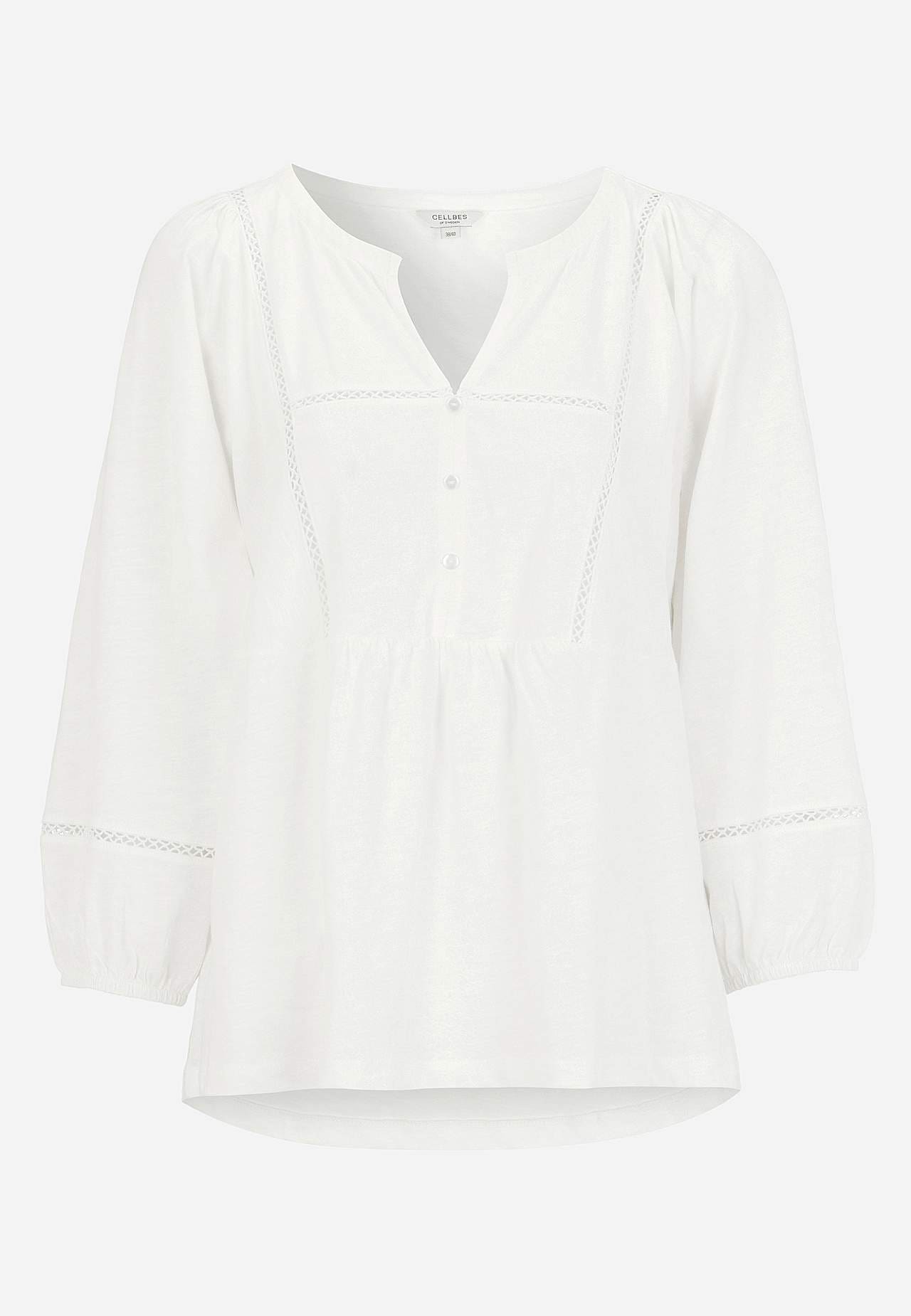 Top z dżerseju ze stylem boho