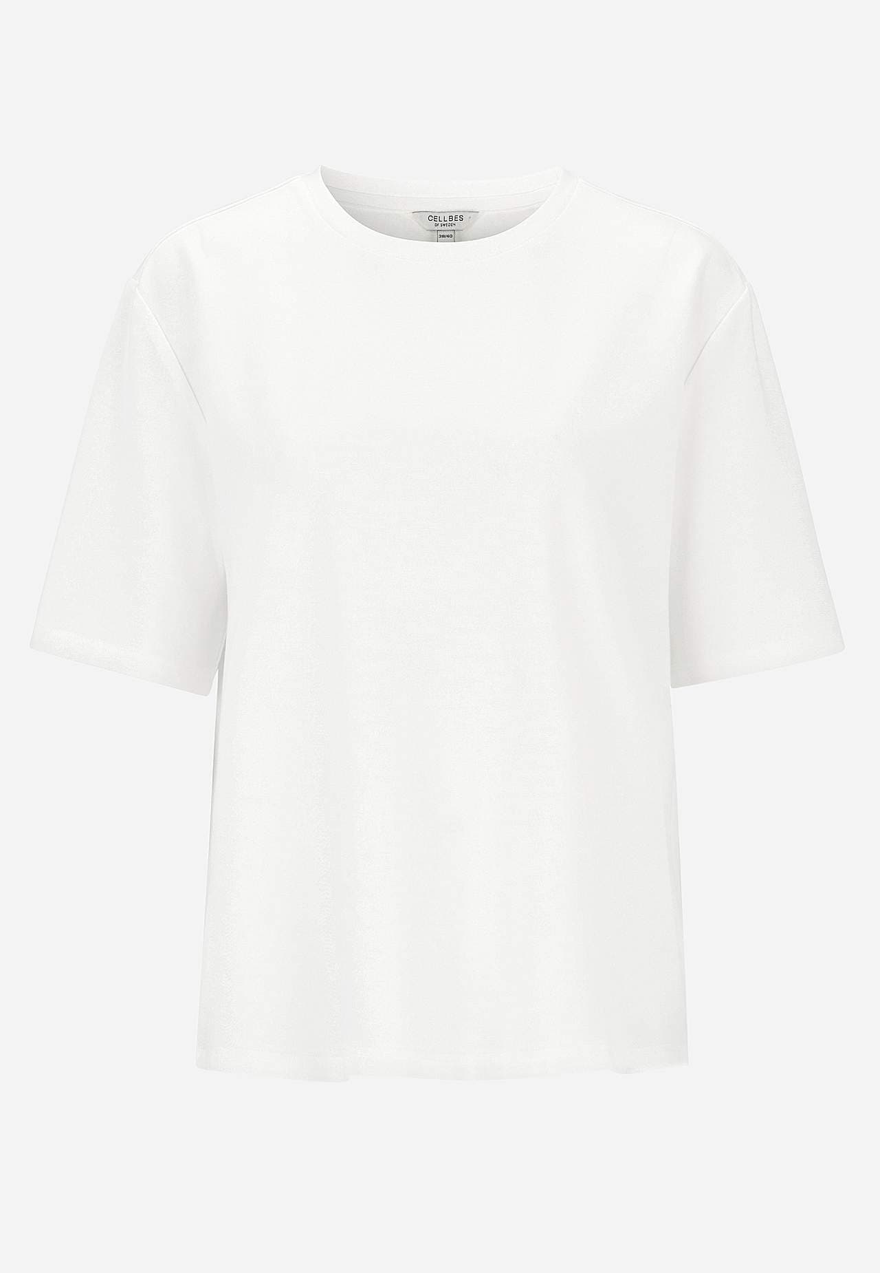 T-shirt z trudnego trykotu